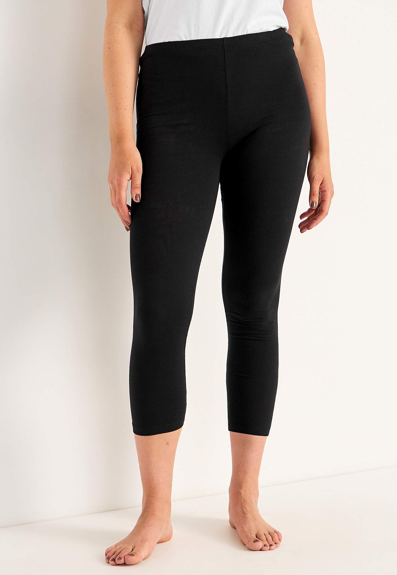 Capri leggings i jersey
