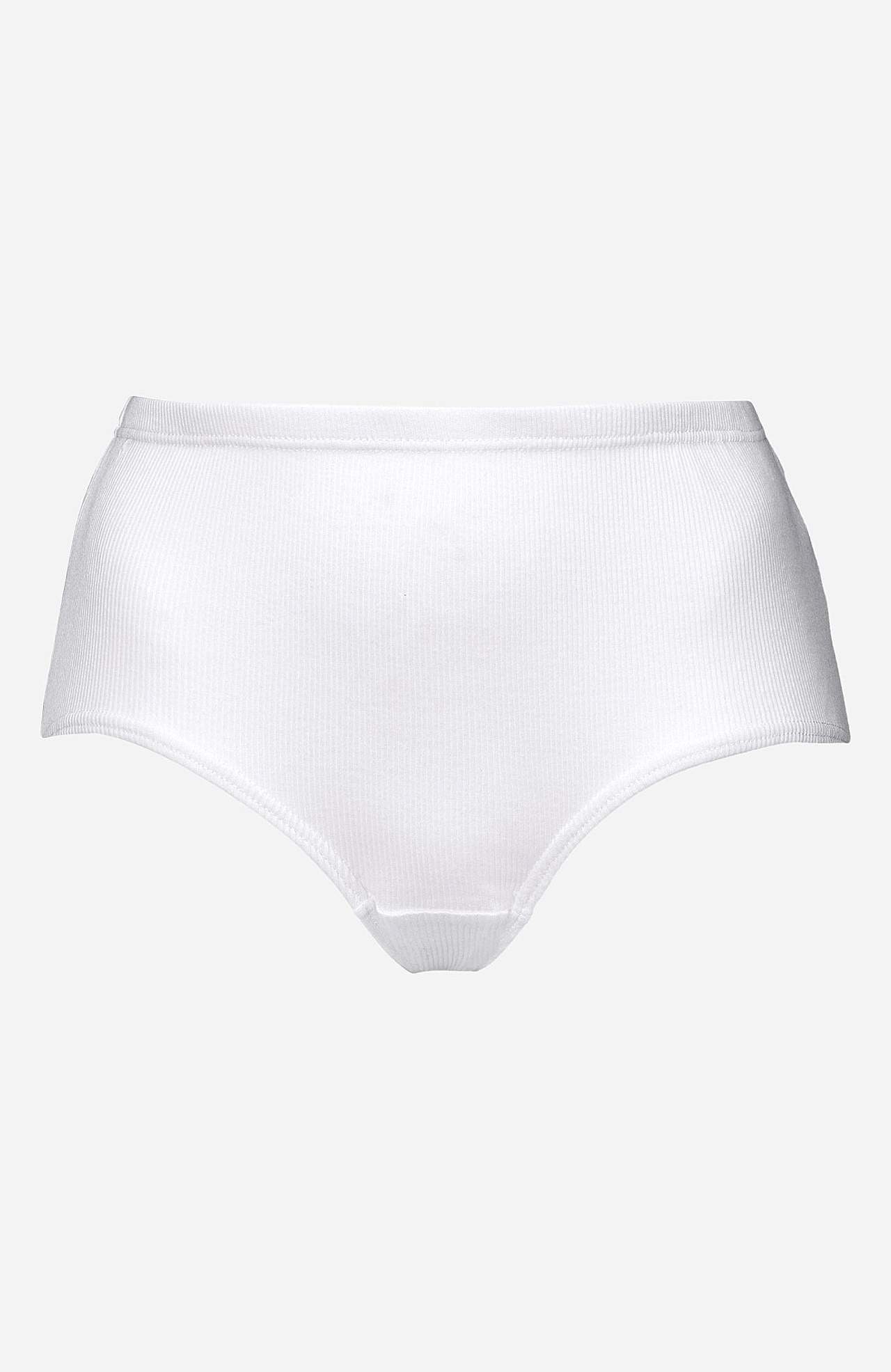 Ribbet trusse i bomuld Lisa 6-pack