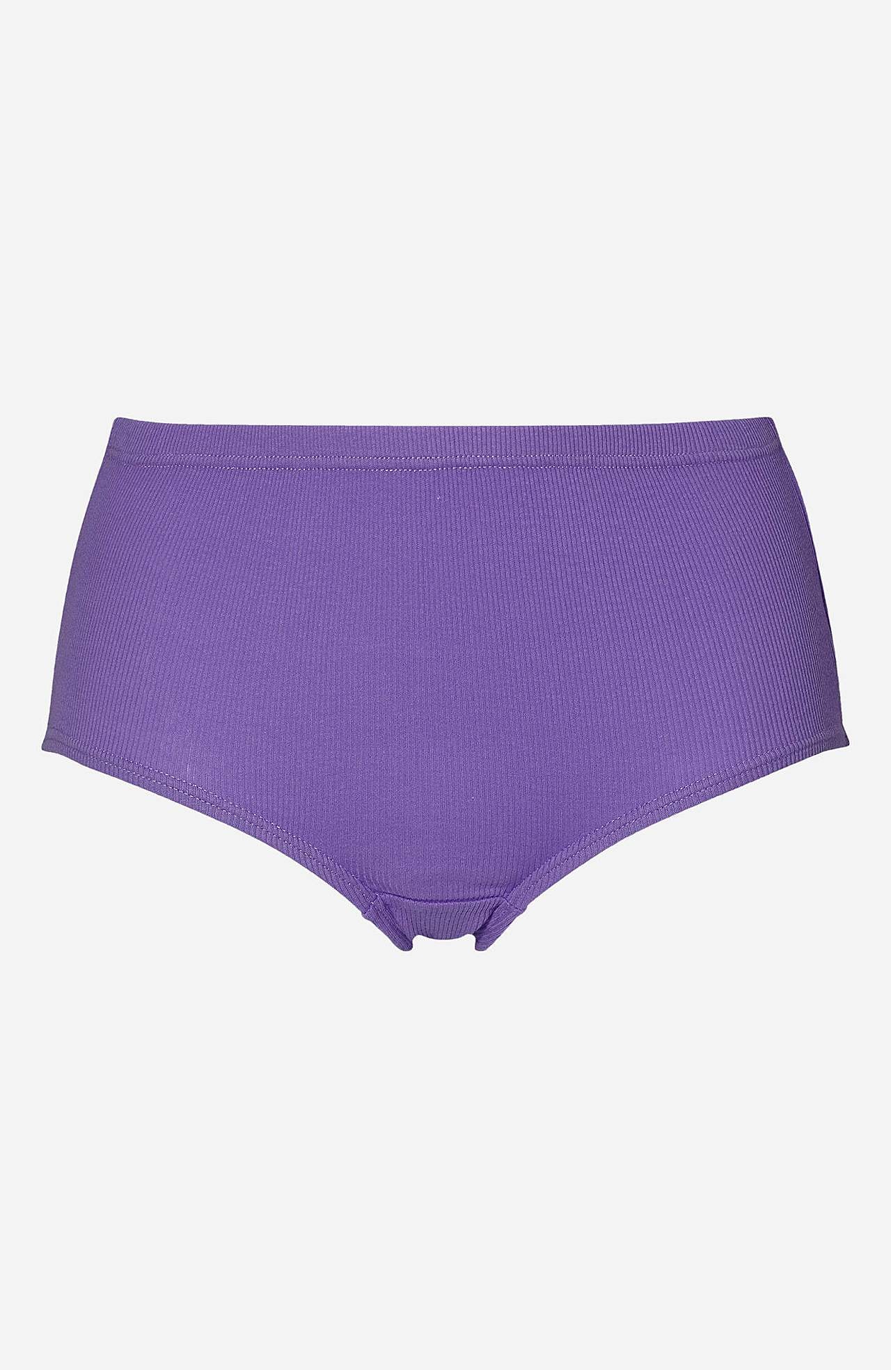 Ribbet trusse i bomuld Lisa 6-pack