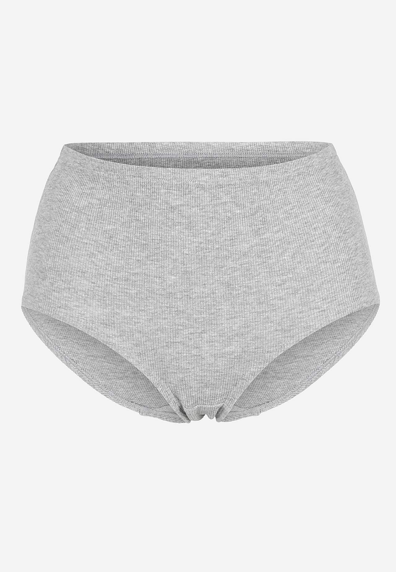 Ribbet trusse i bomuld Lisa 6-pack