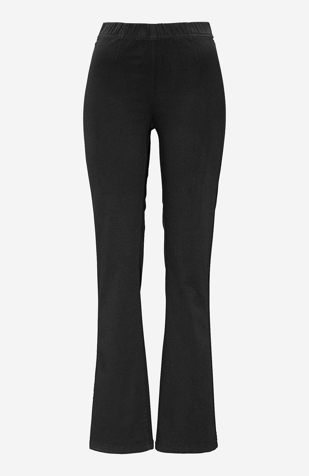 Elastiske jeggings med en bootcut