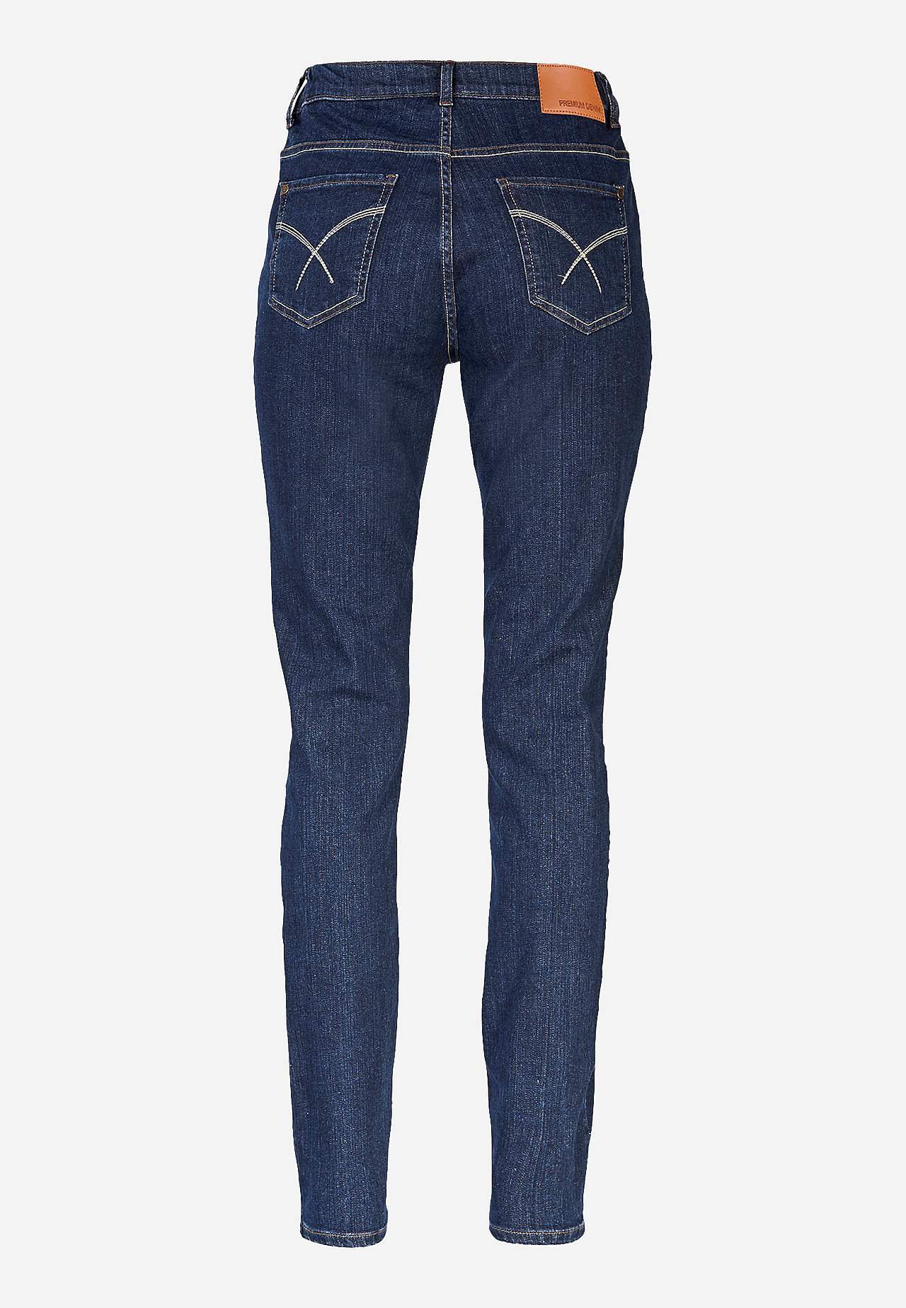 Jeans med elastik i siderne