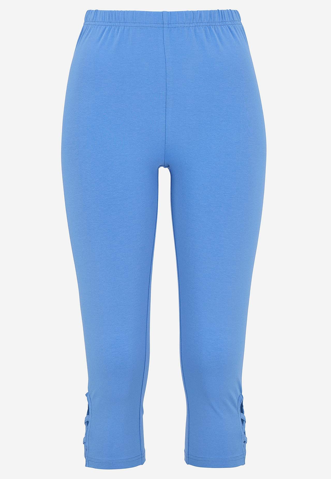 Capri leggings med dejlige detaljer 2-pack