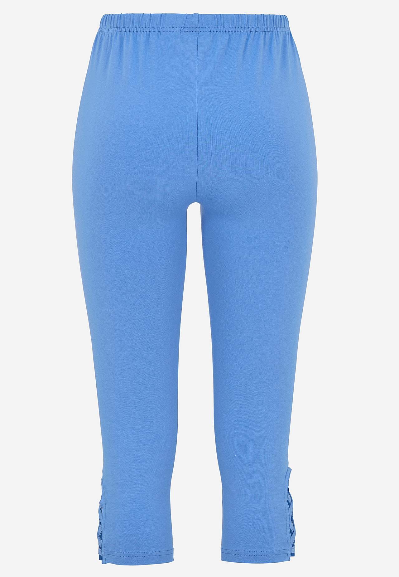 Capri leggings med dejlige detaljer 2-pack