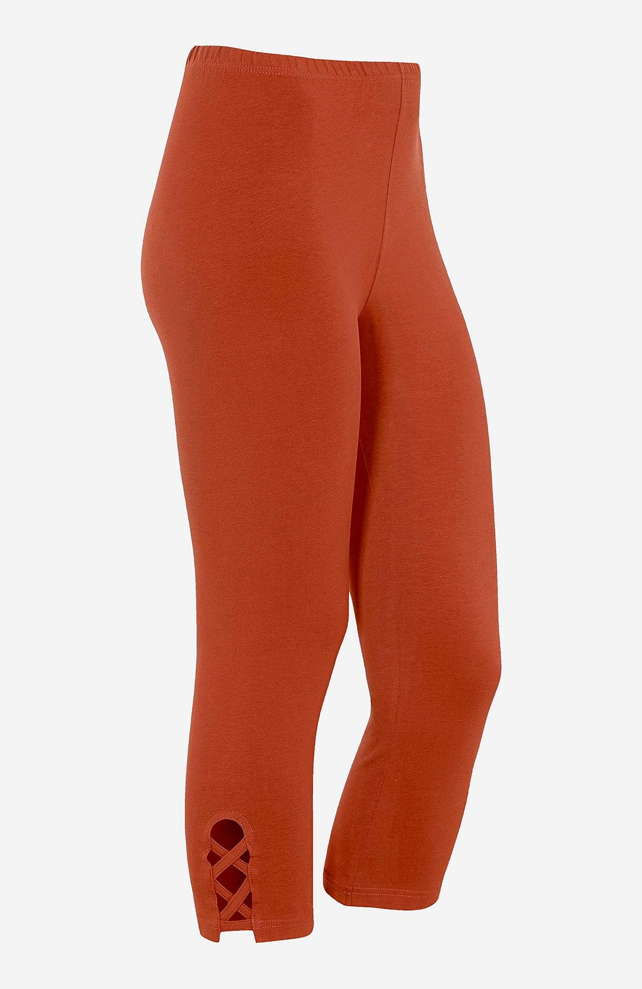 Capri leggings med dejlige detaljer 2-pack