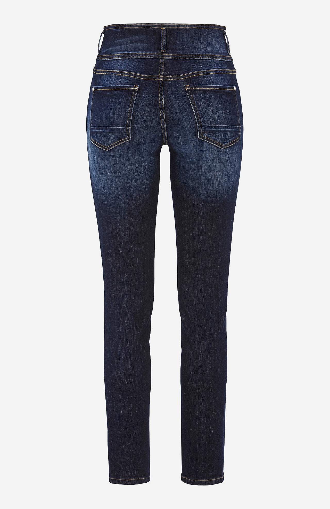 Lige jeans med høj talje