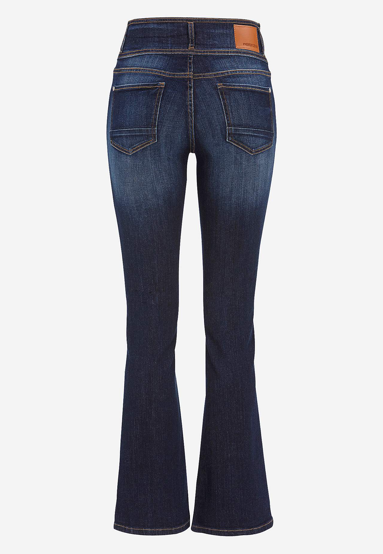 Bootcut jeans med høj talje