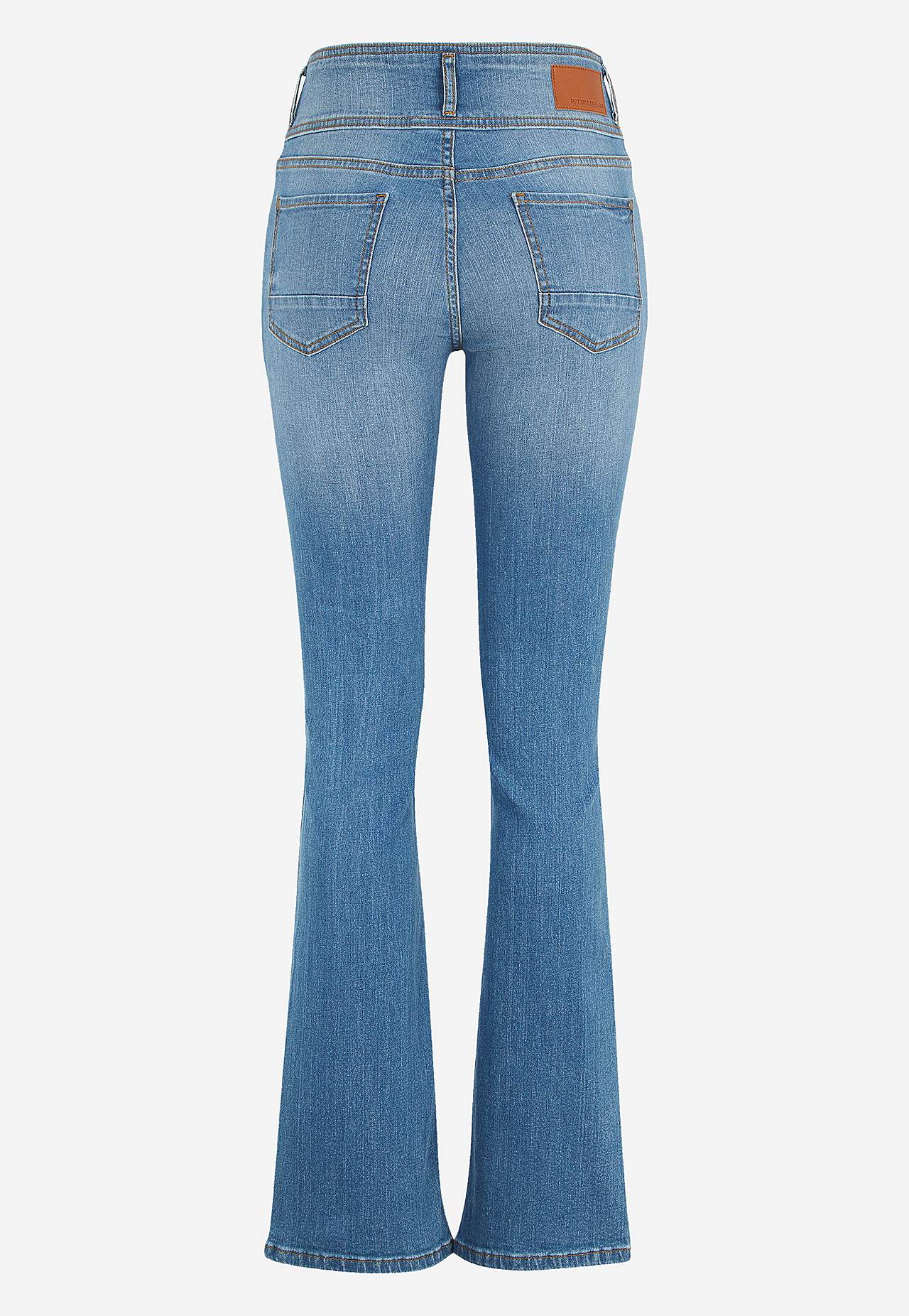 Bootcut jeans med høj talje