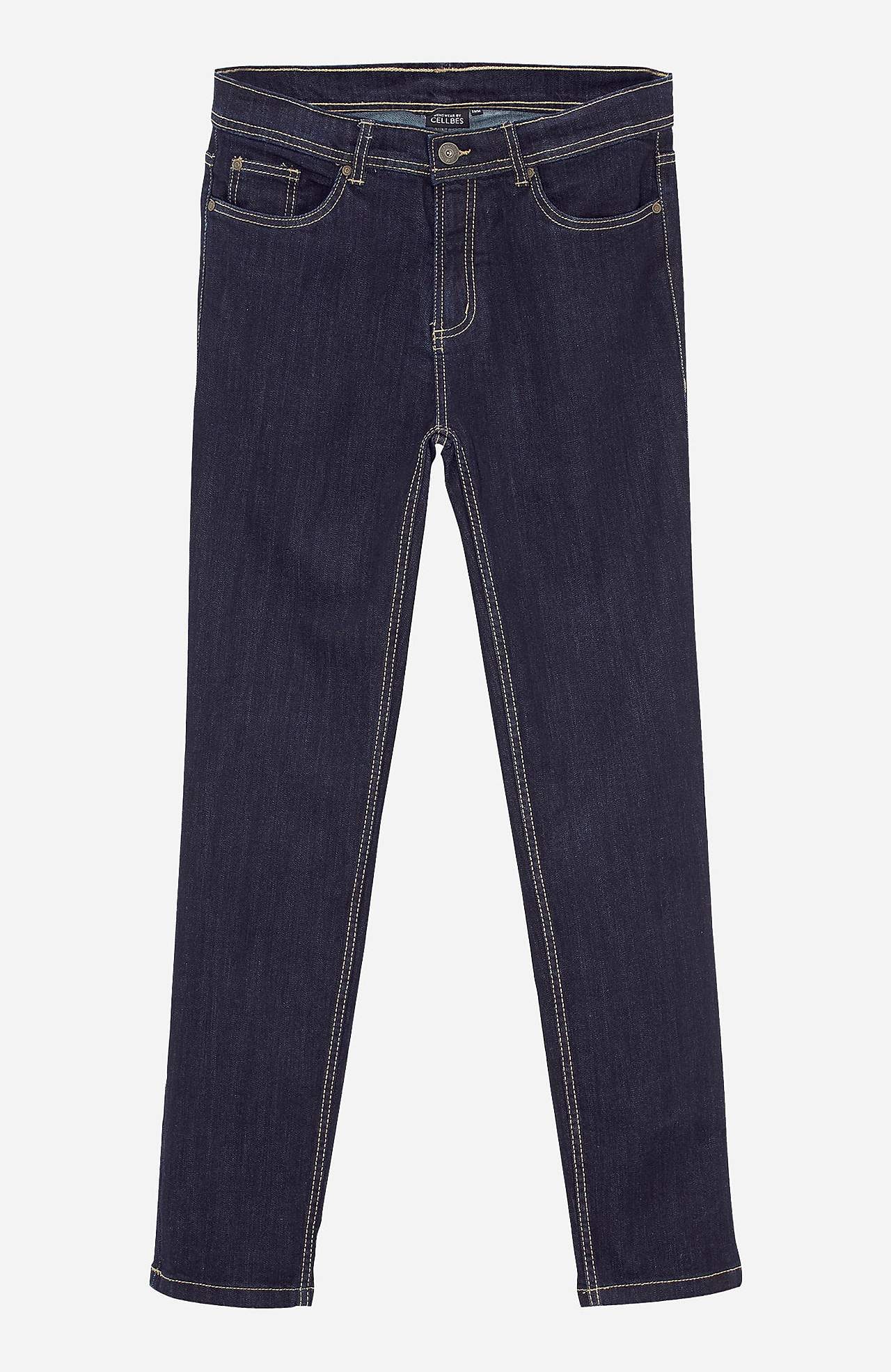 Lige jeans med stræk