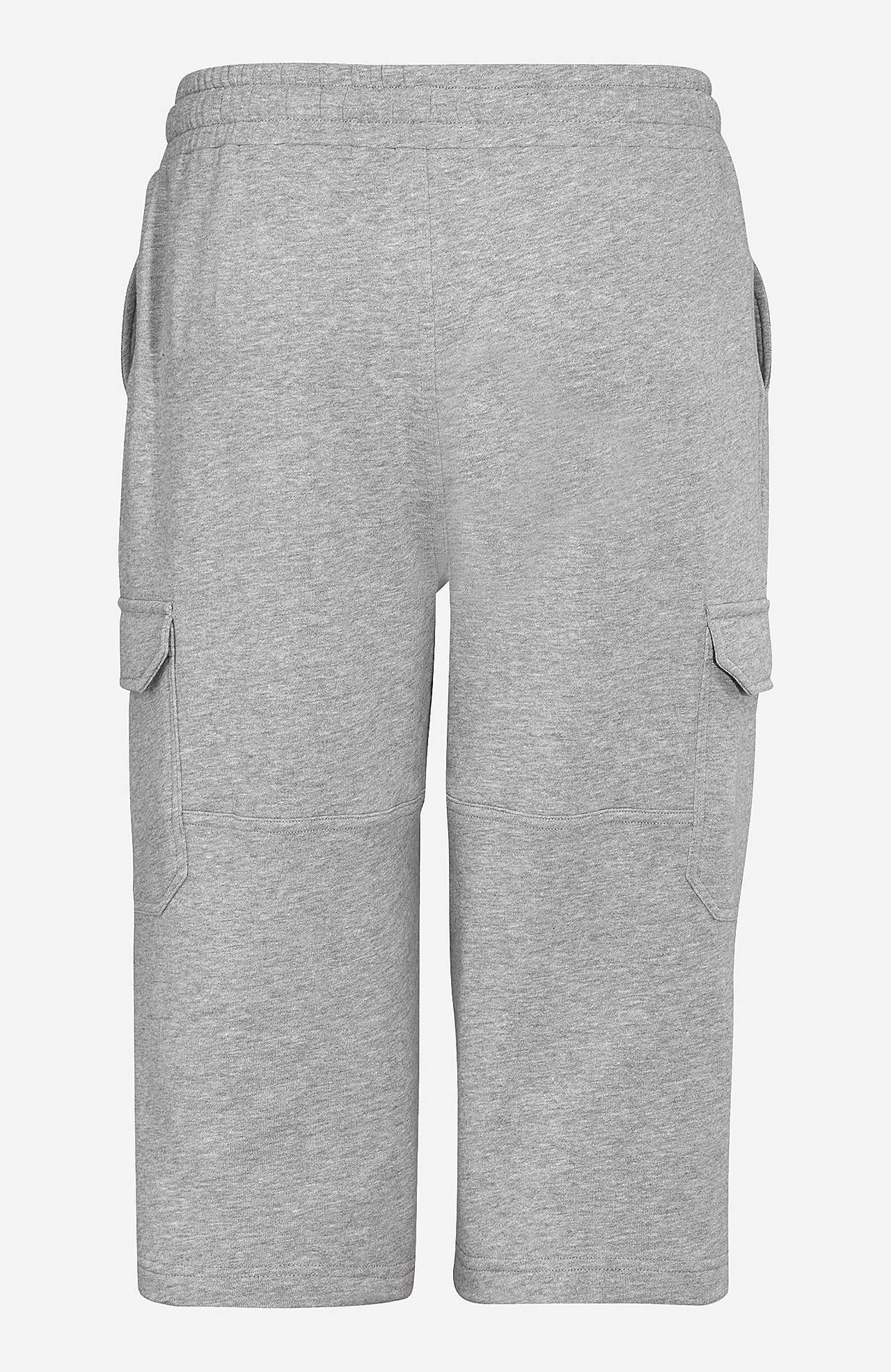 Lange sweatshirt-shorts med cargolommer Smarty