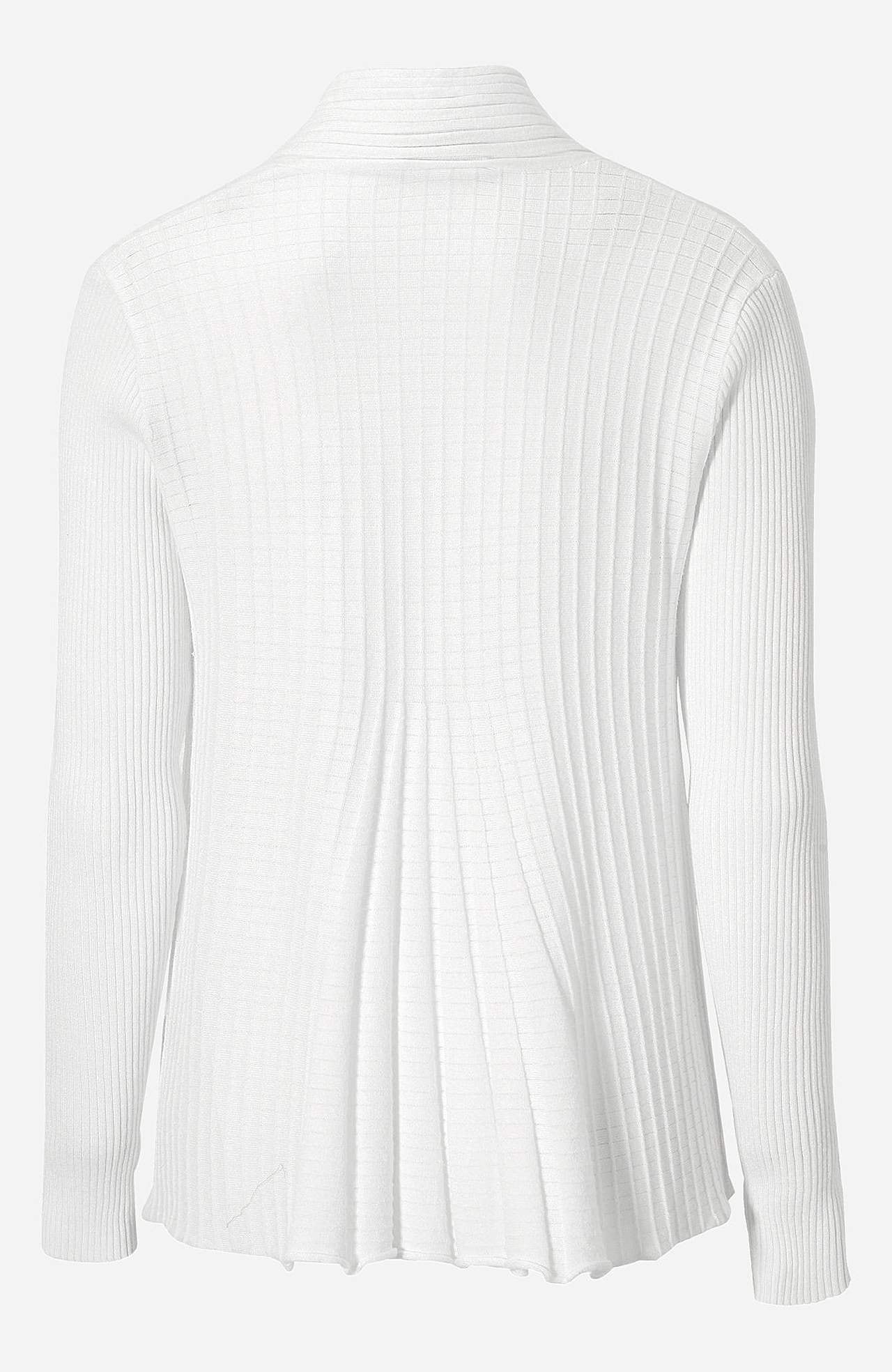 Ribbet, åben cardigan Claudisse