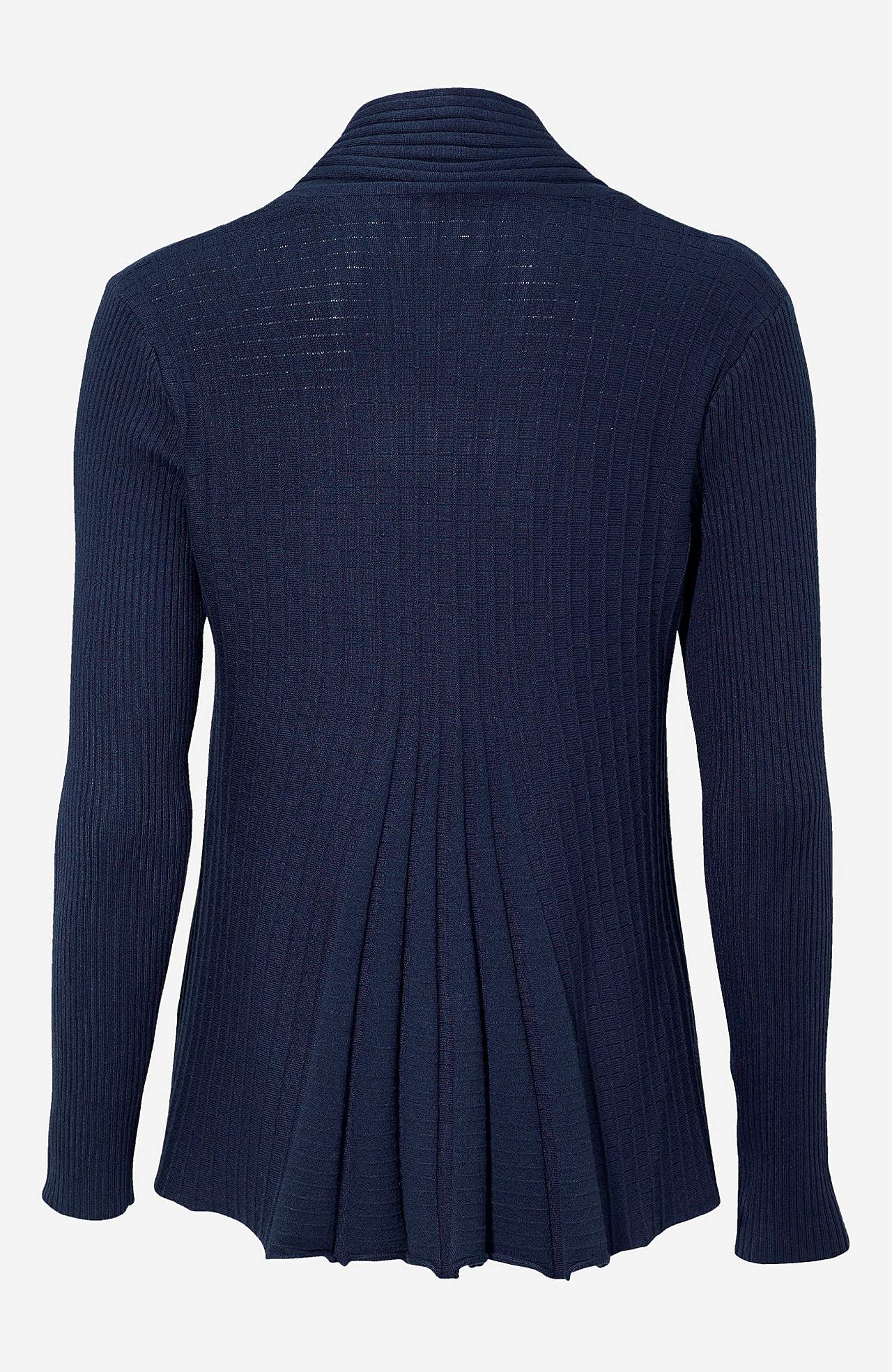 Ribbet, åben cardigan Claudisse