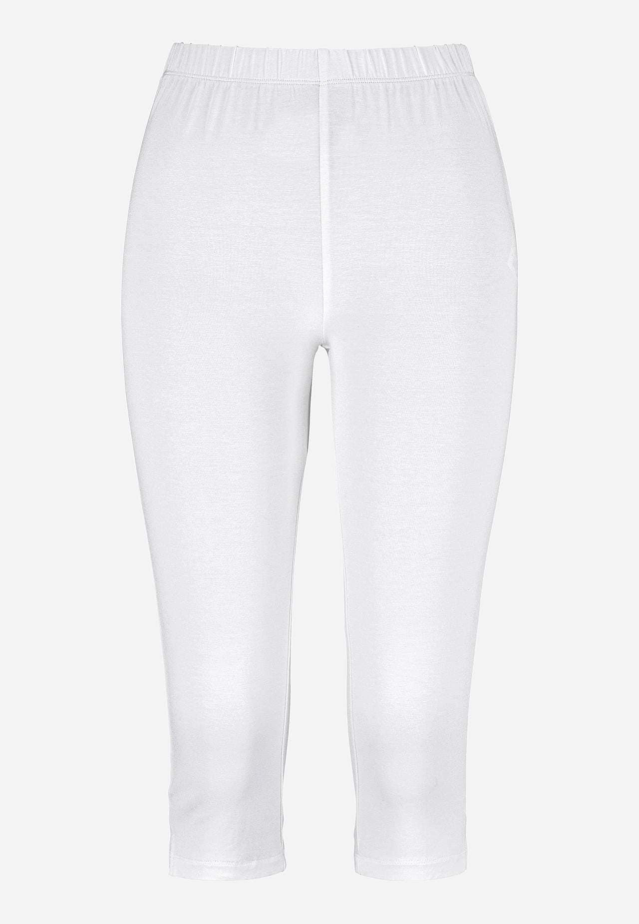 Capri leggings med sideslidser