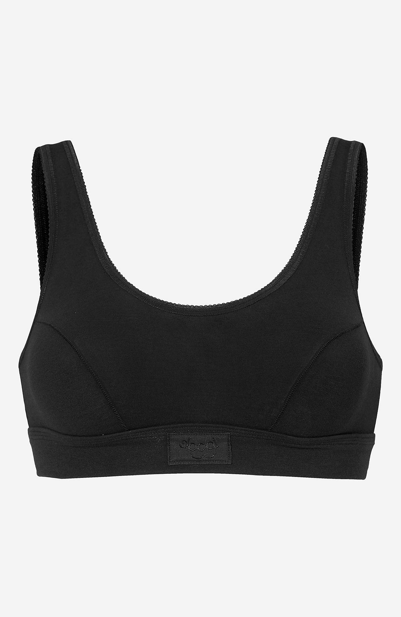 Blød BH-top i bomuld Double Comfort