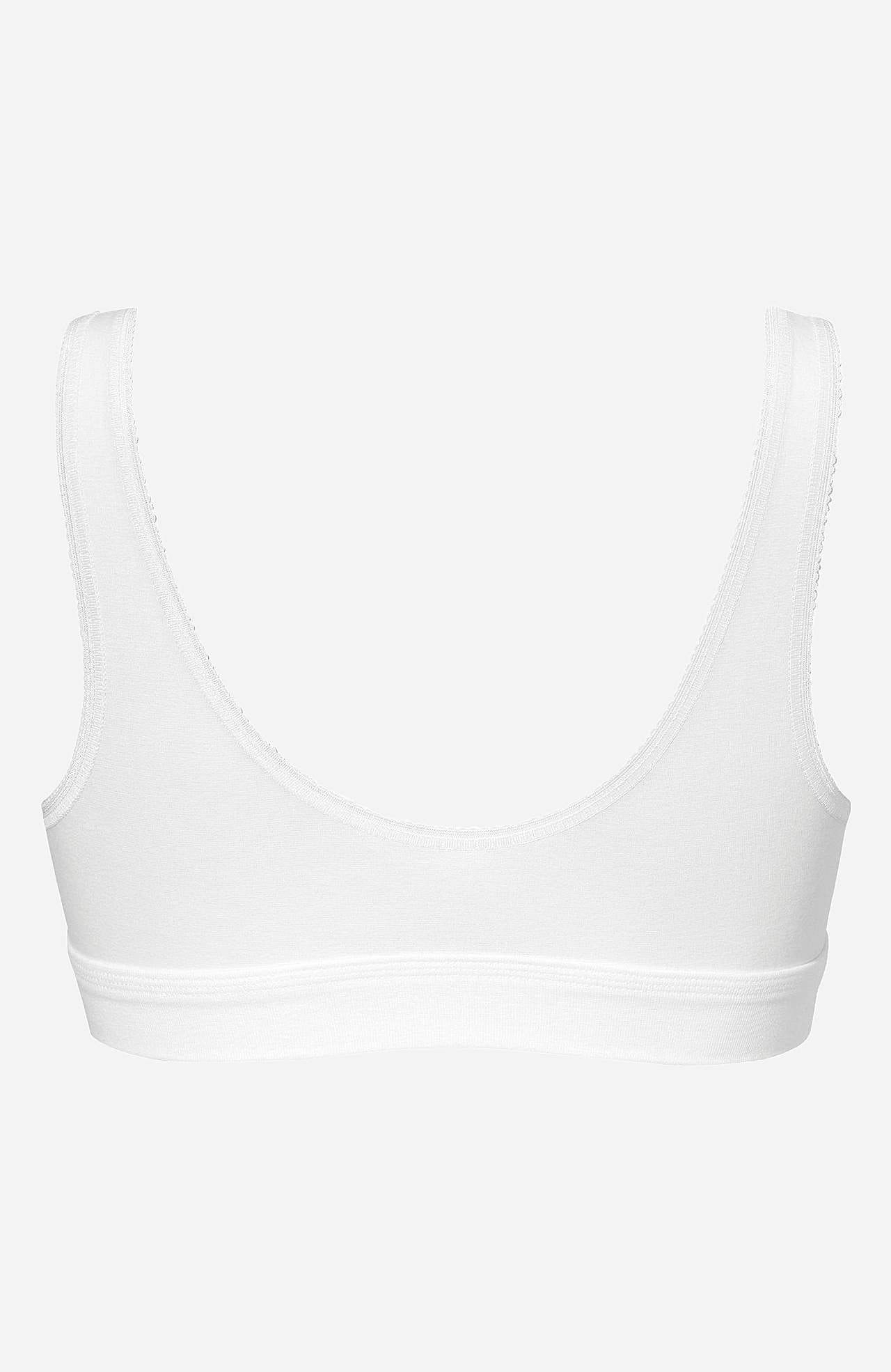 Blød BH-top i bomuld Double Comfort