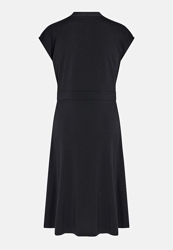 Ensfarvet jerseykjole