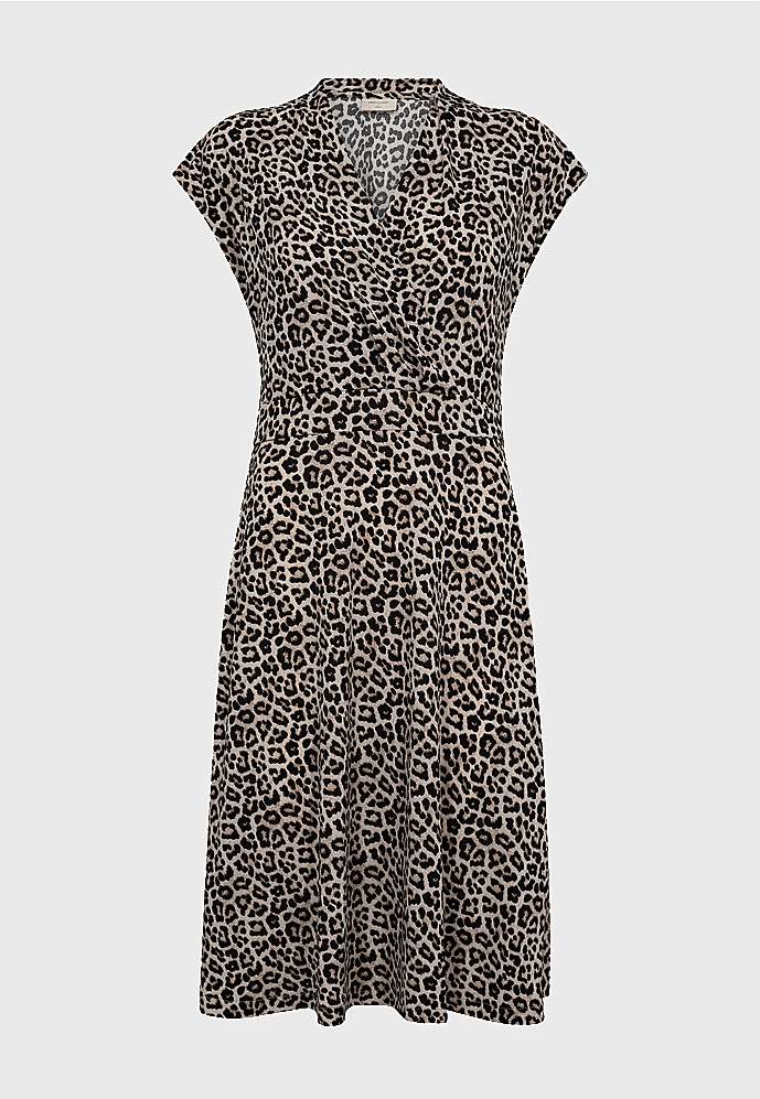 Leopard jerseykjole Yrsa 