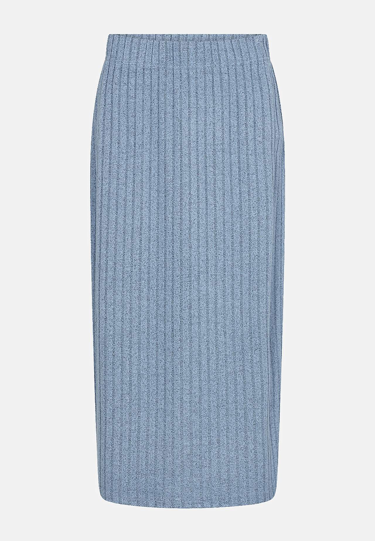 Ribbet jerseynederdel Ane
