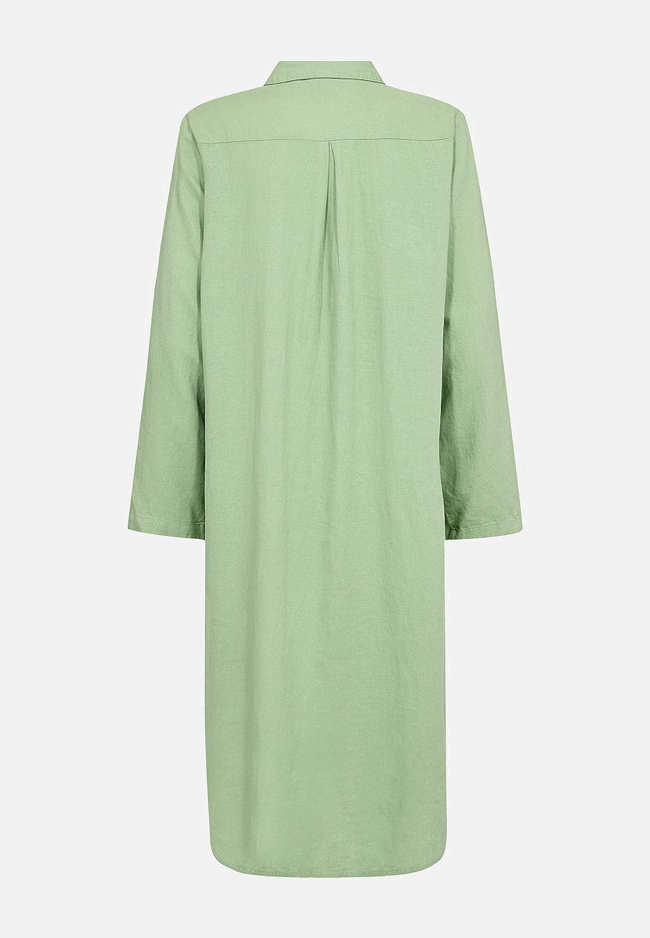 Skjortekjole i hørblanding