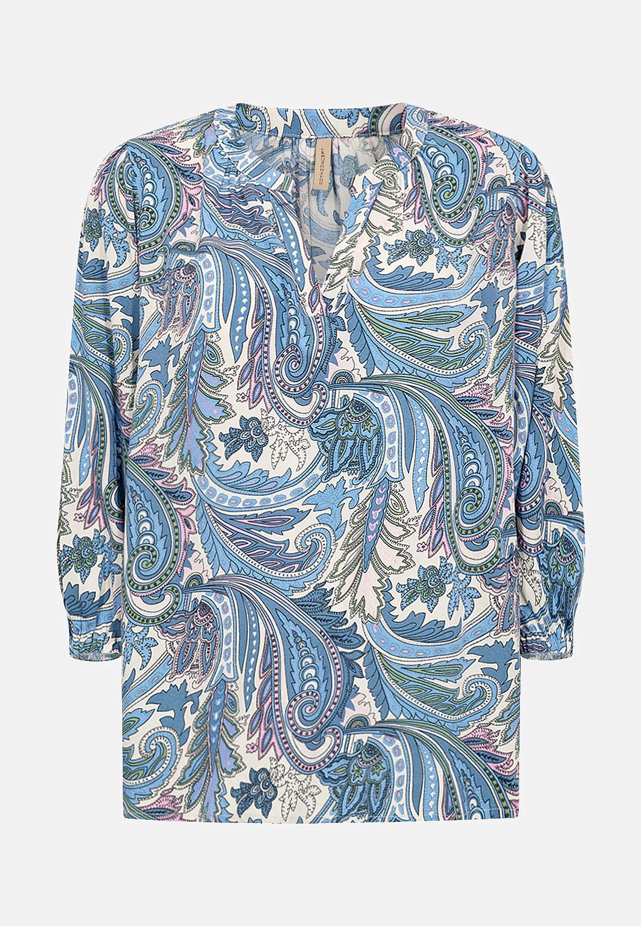 Bluse med et paisleymønster Donia