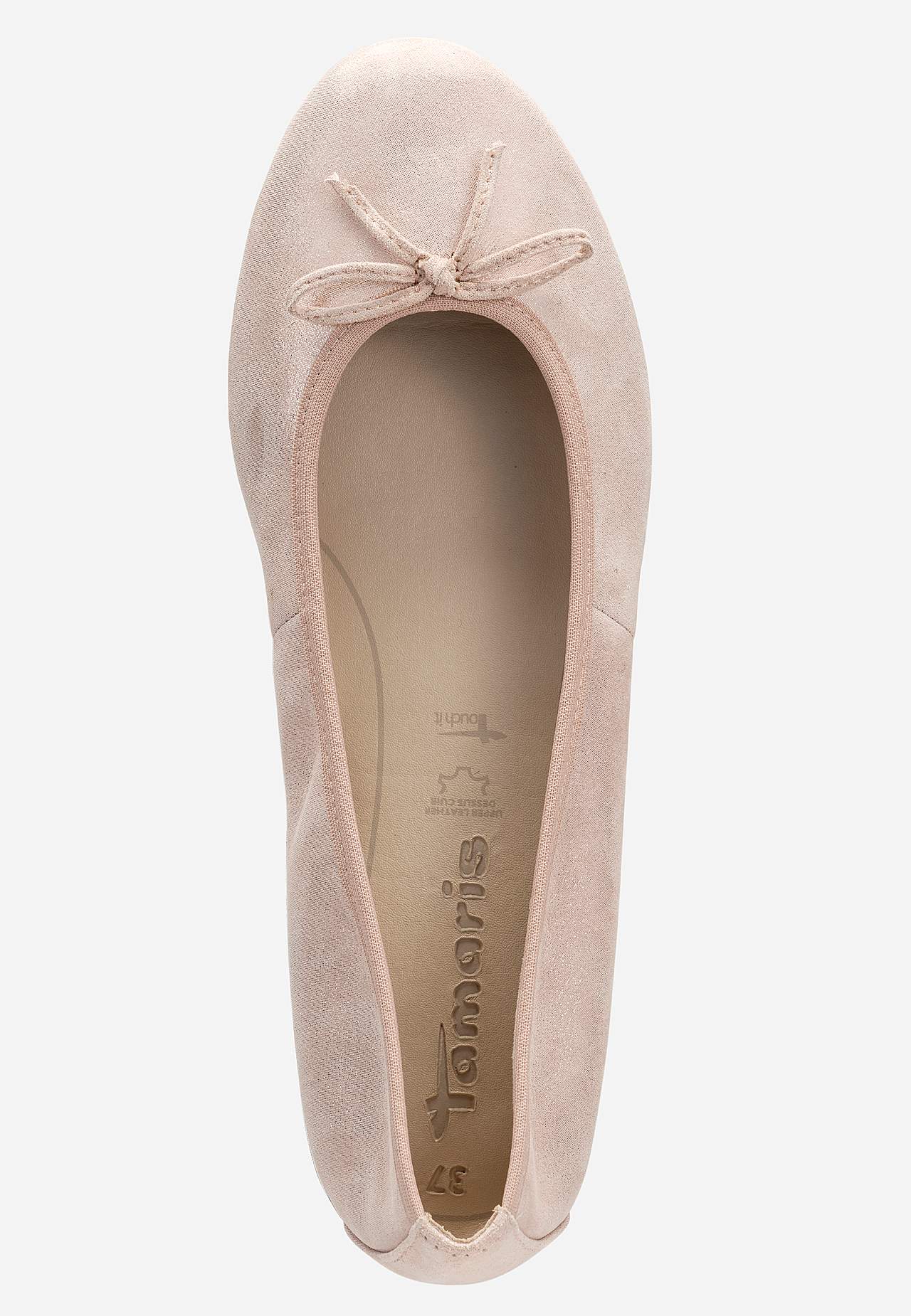 Klassisk ballerinasko i læder