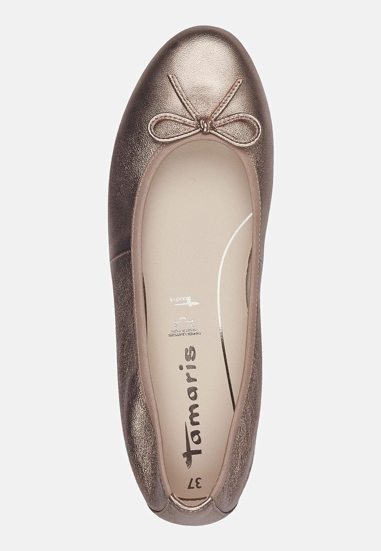 Klassisk ballerinasko i læder