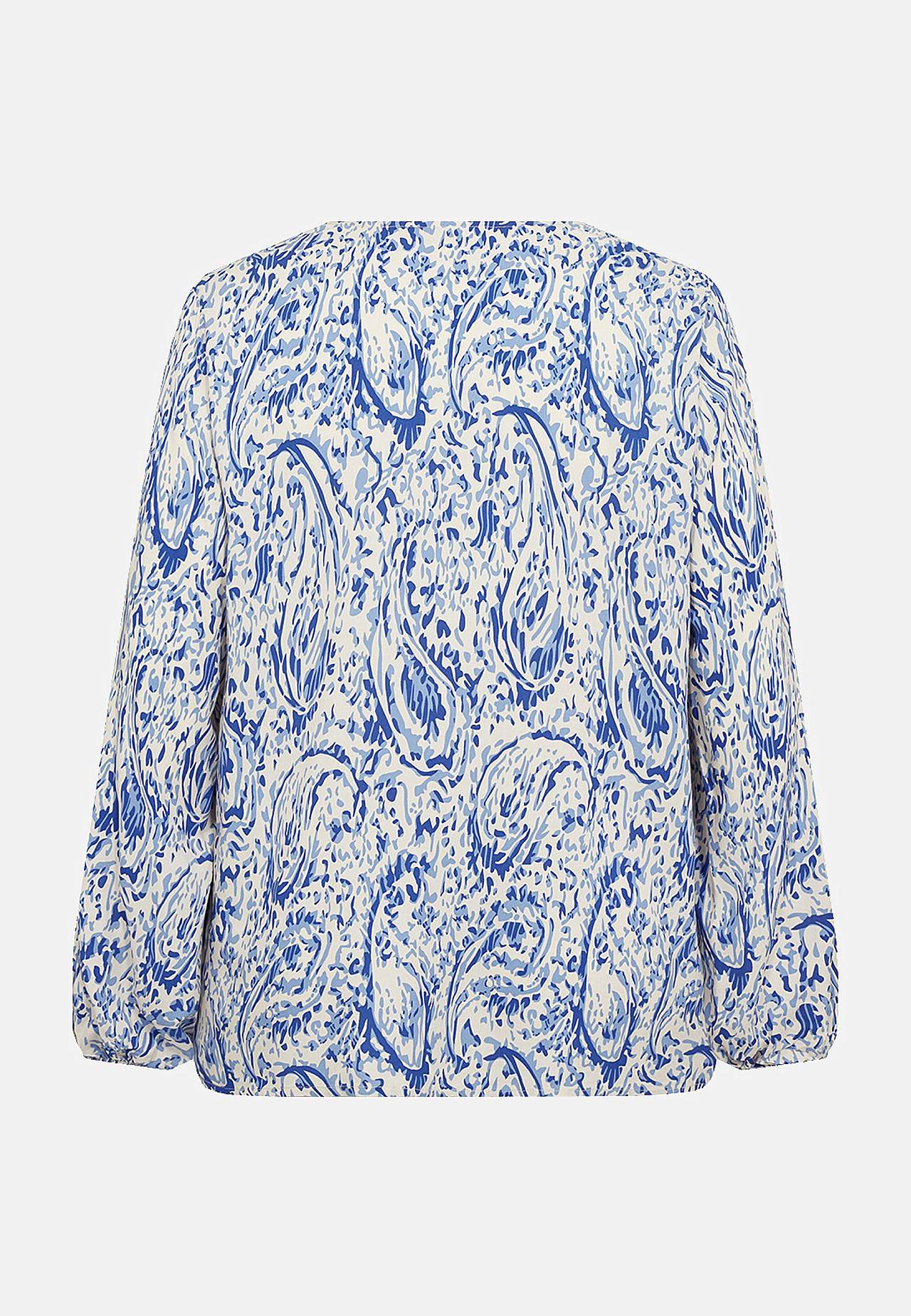 Viskosebluse med smukt mønster Celine