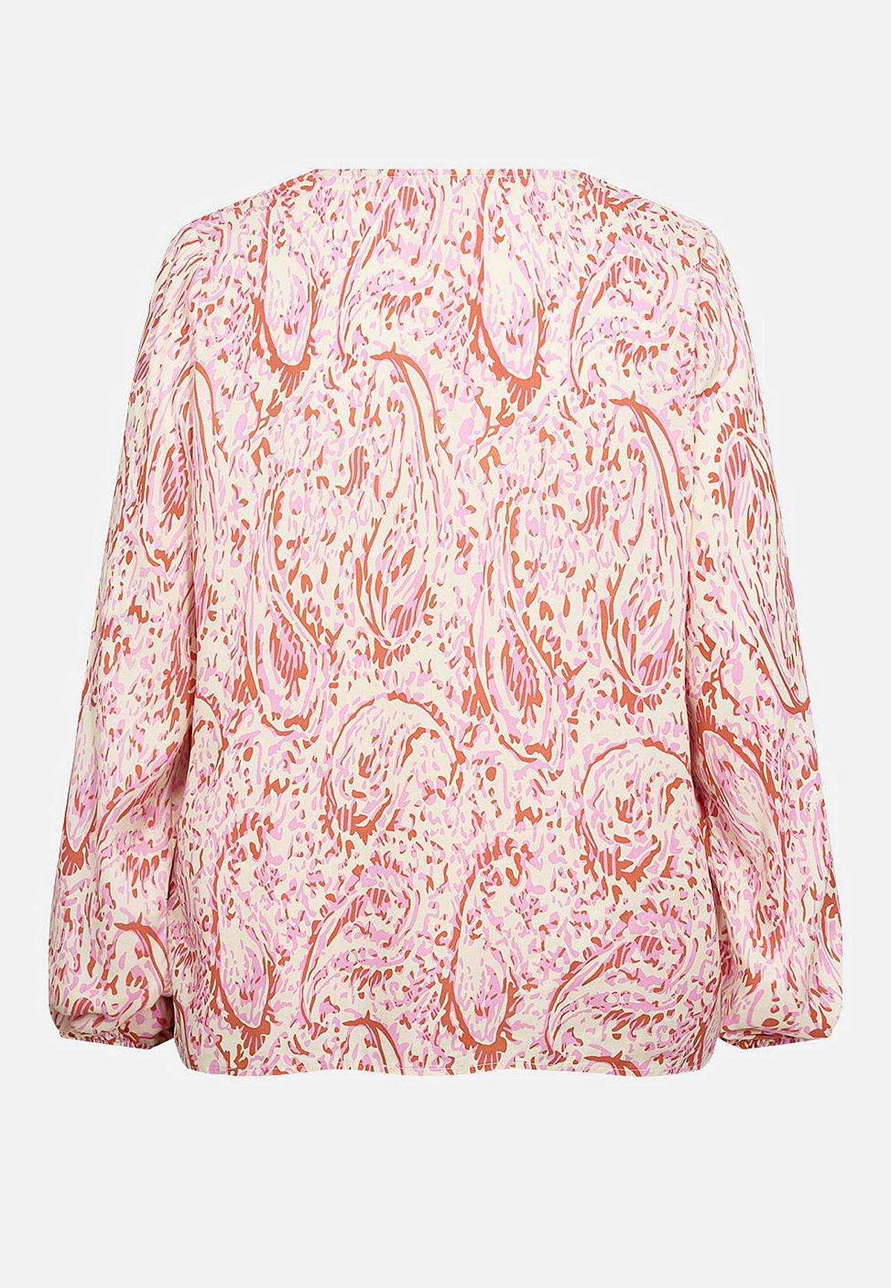 Viskosebluse med smukt mønster Celine