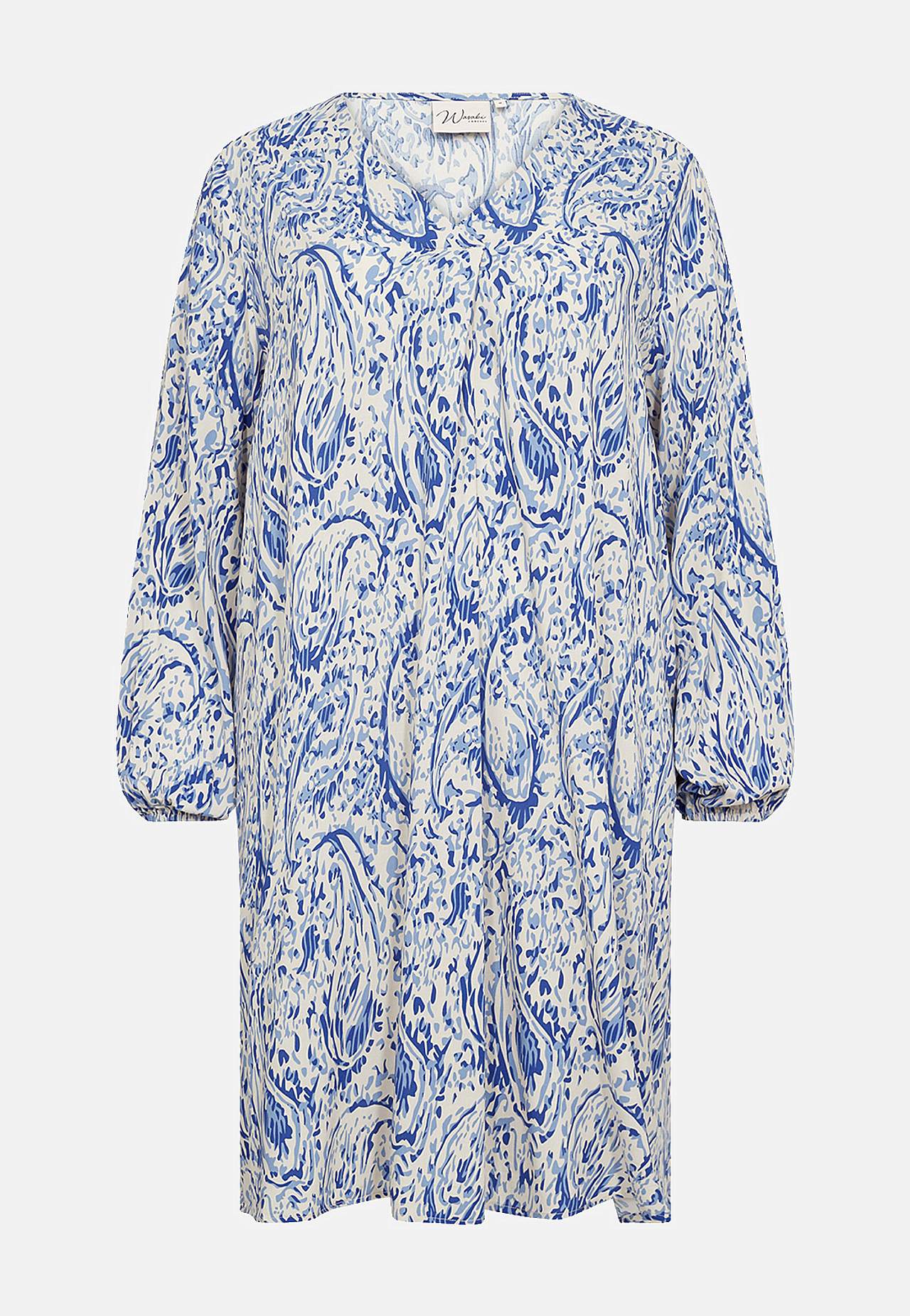 Viskosekjole med smukt mønster