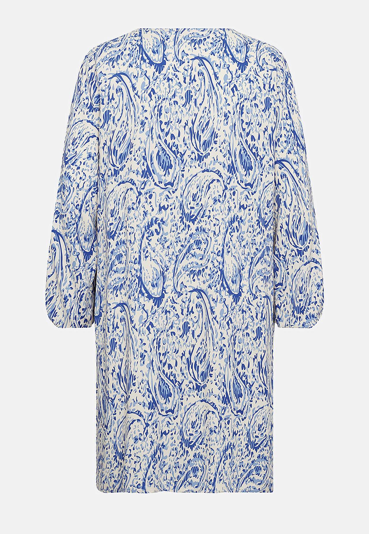 Viskosekjole med smukt mønster