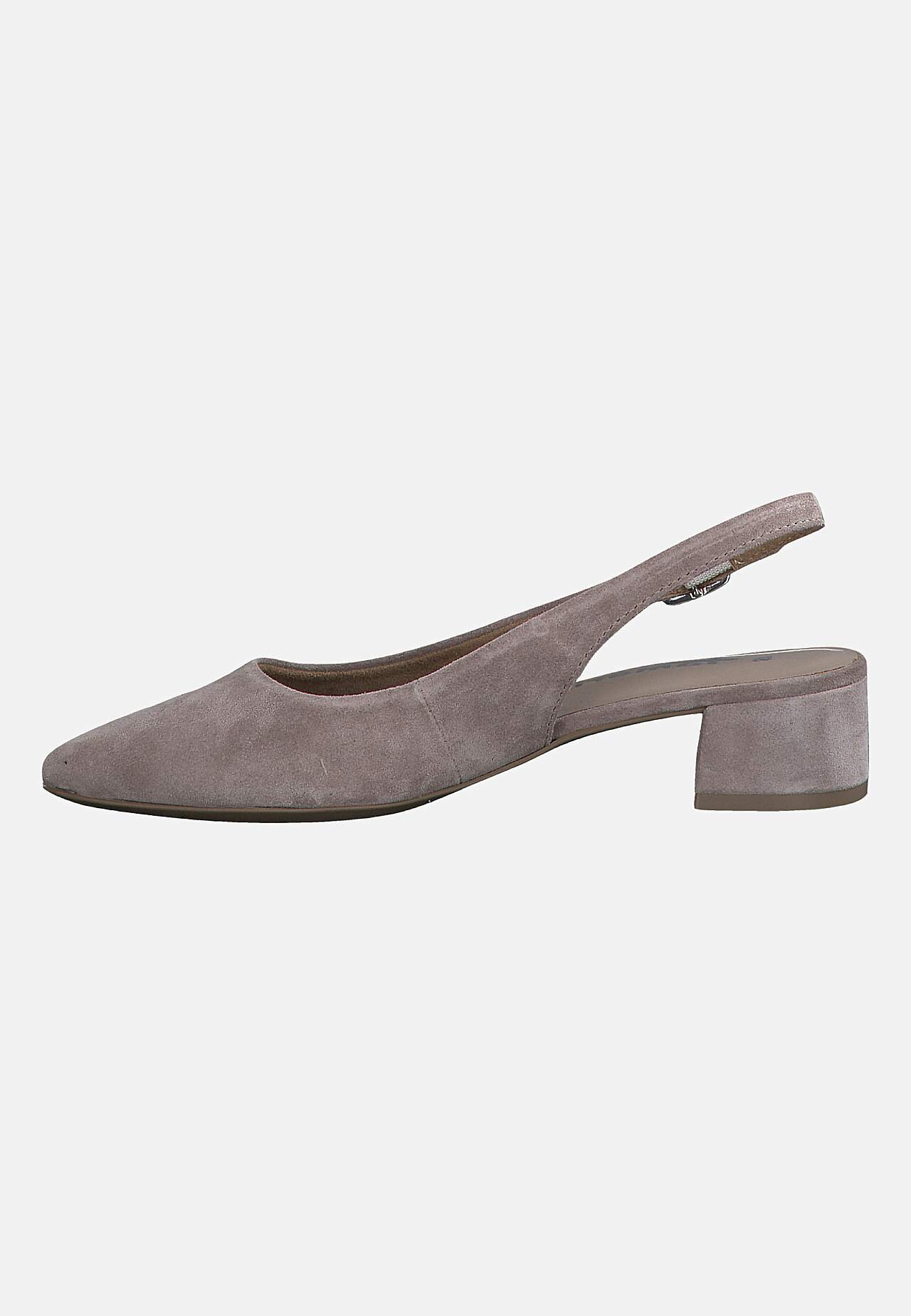 Slingback i ruskind