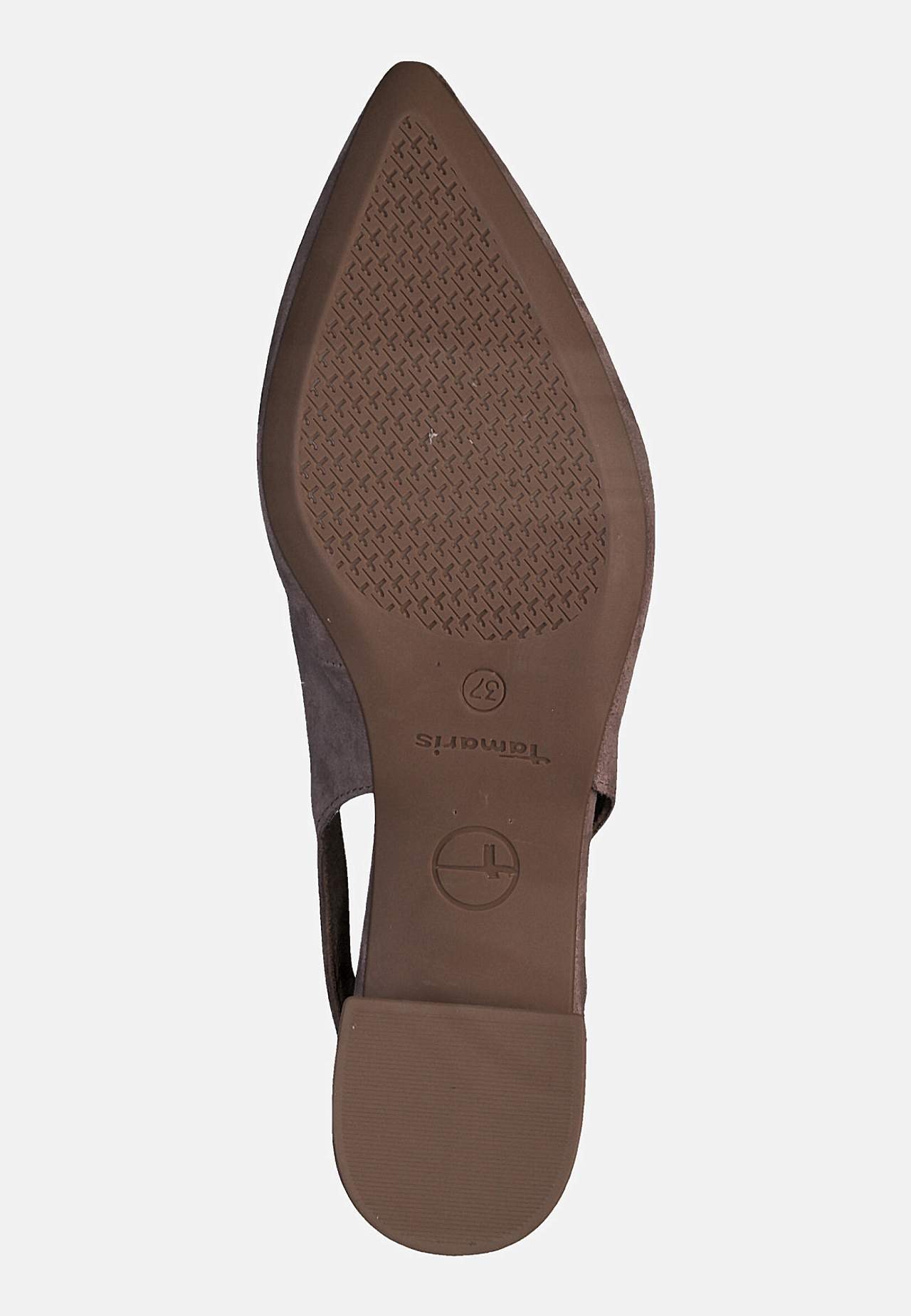 Slingback i ruskind