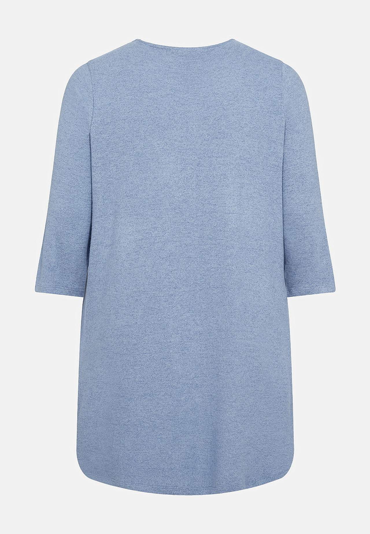 Superblød jerseytunika med v-udskæring