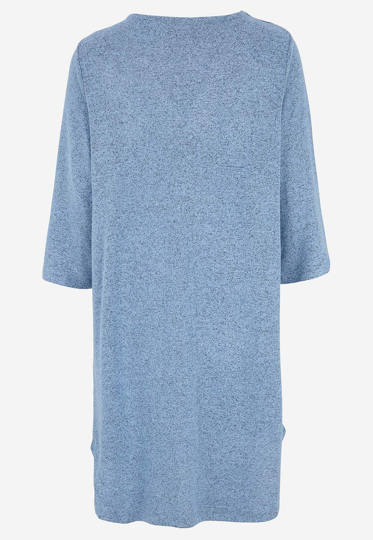 Superblød jerseytunika med v-udskæring