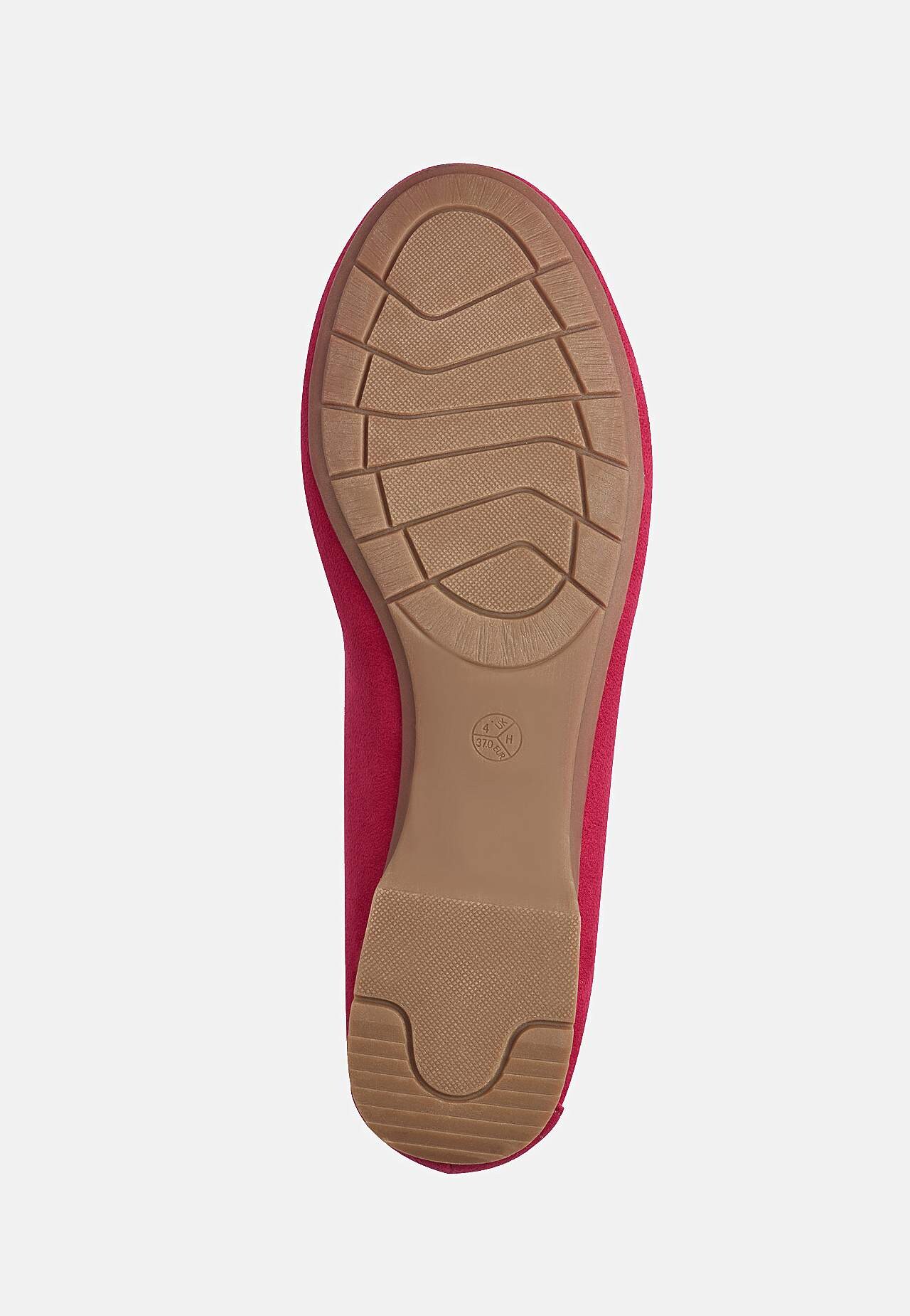 Ballerinasko med ruskindslook