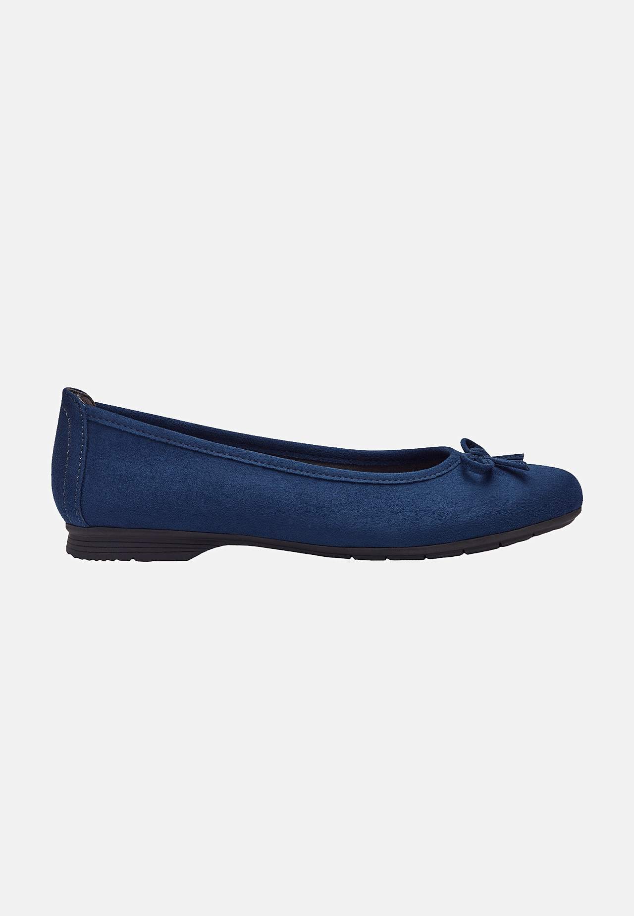 Ballerinasko med ruskindslook
