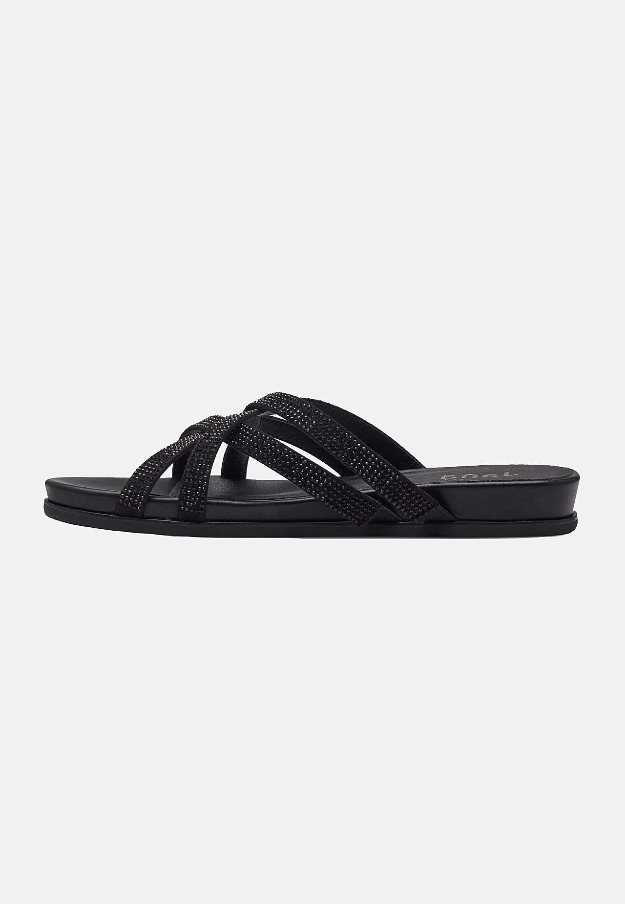 Sandal med rhinsten