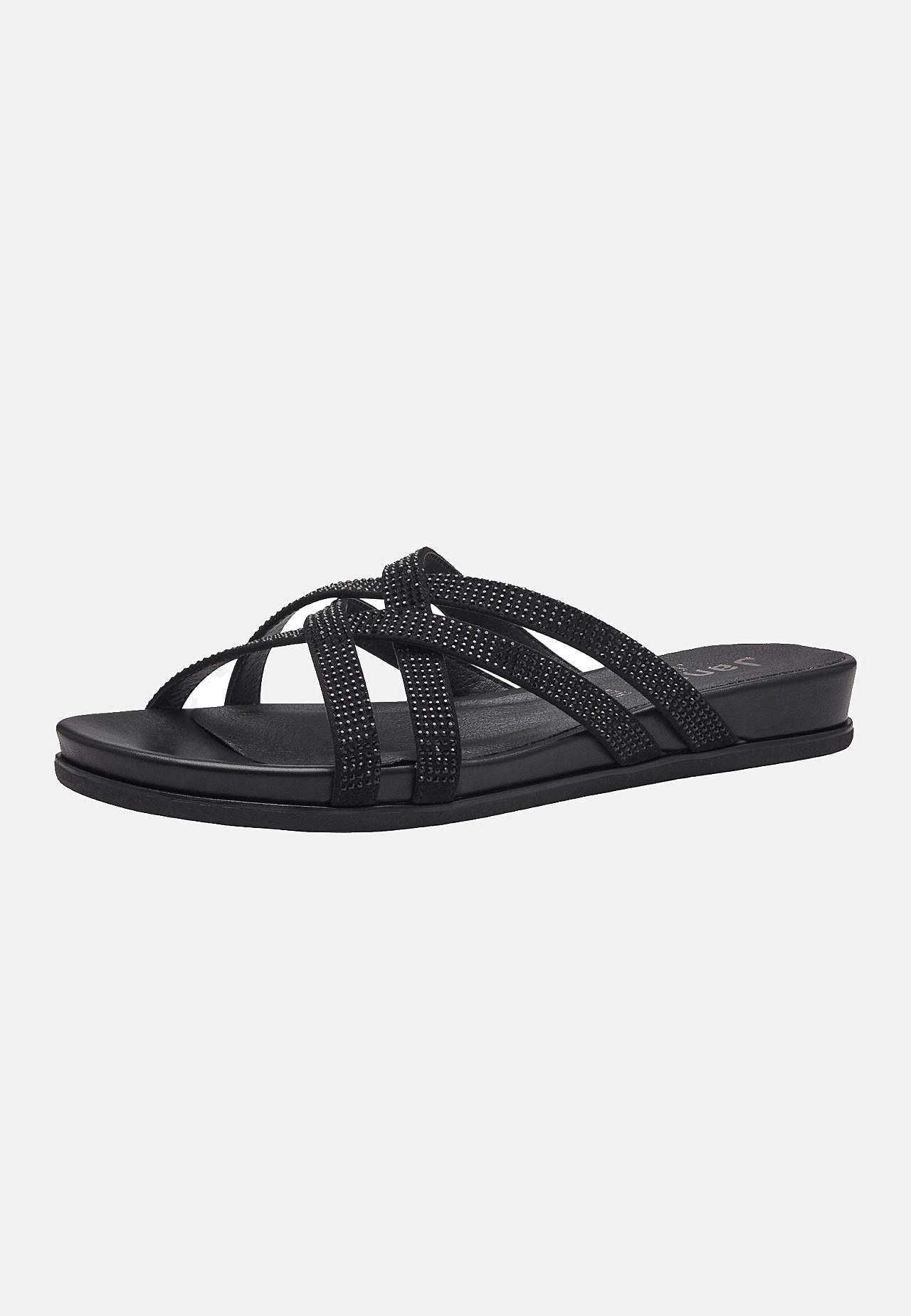 Sandal med rhinsten