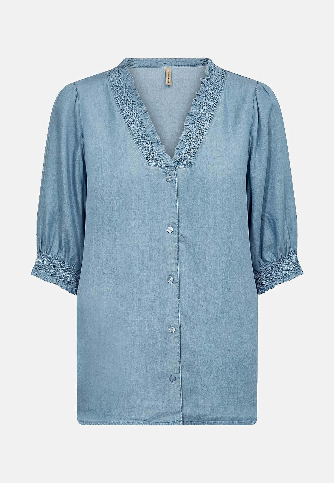 Blød bluse i lyocell