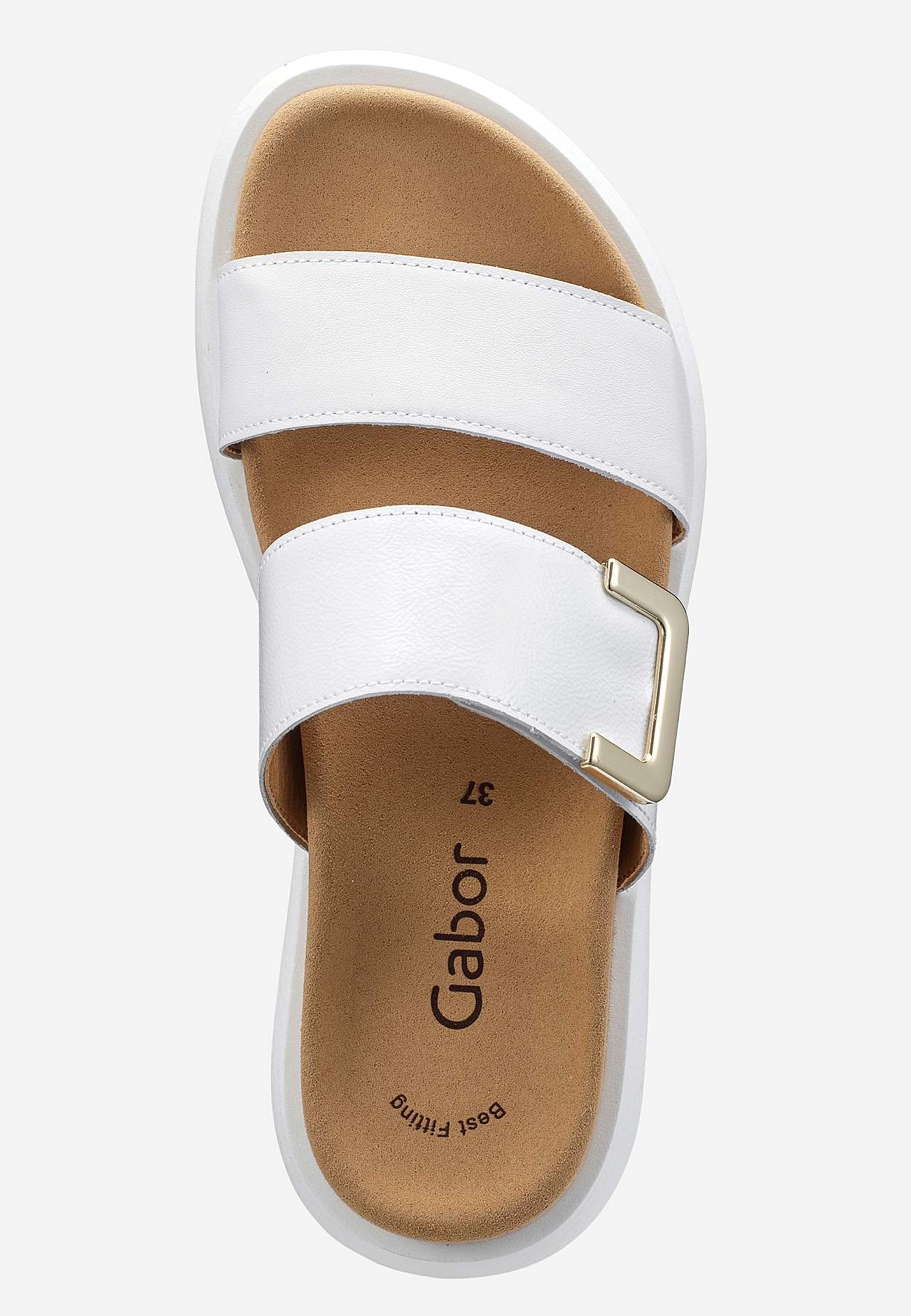 Sandal med brede remme