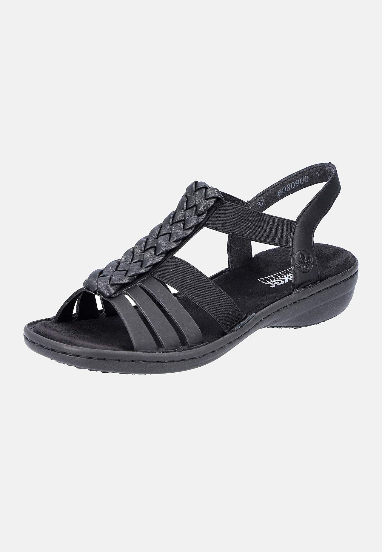 Sandal med flettede detaljer
