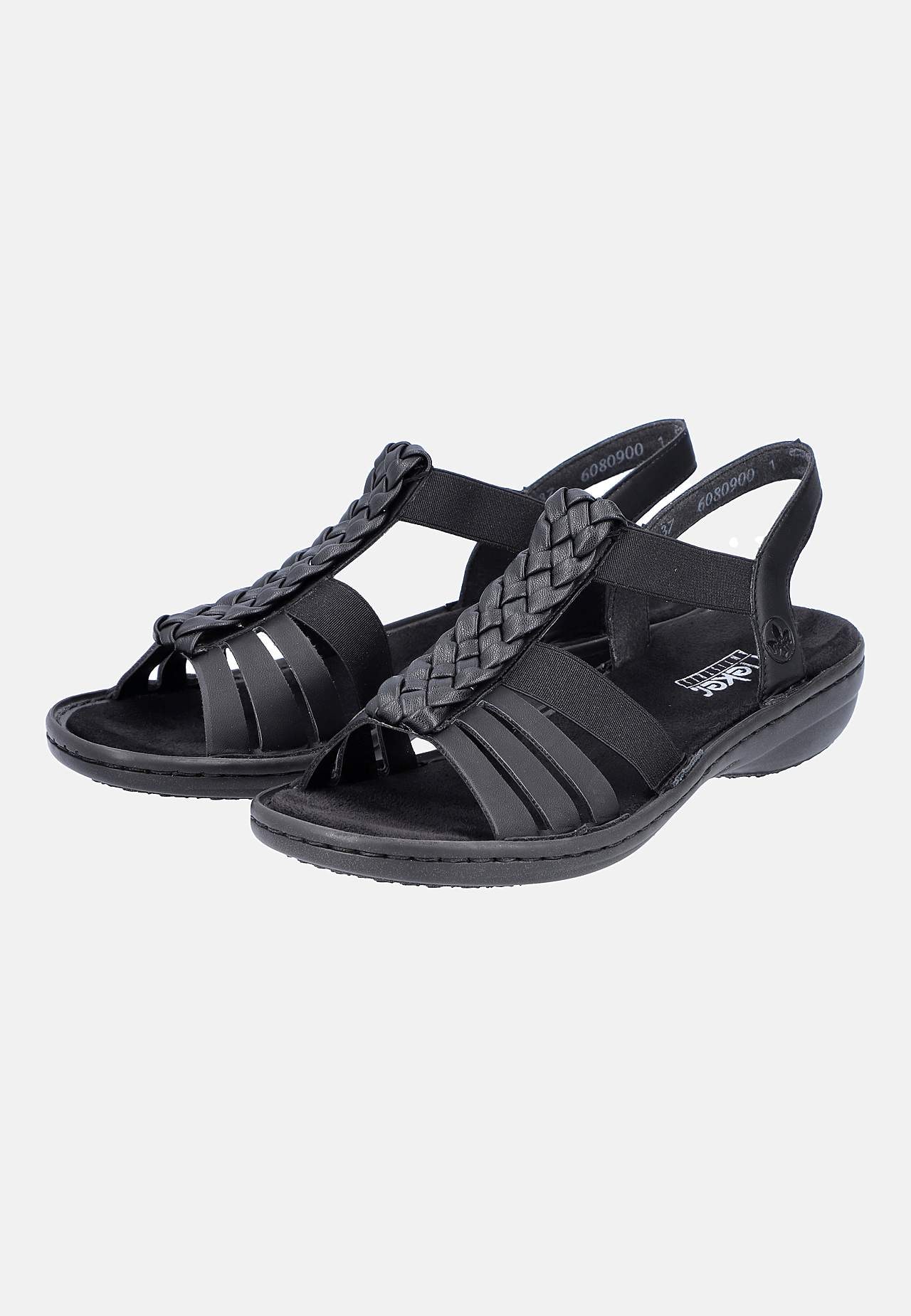 Sandal med flettede detaljer