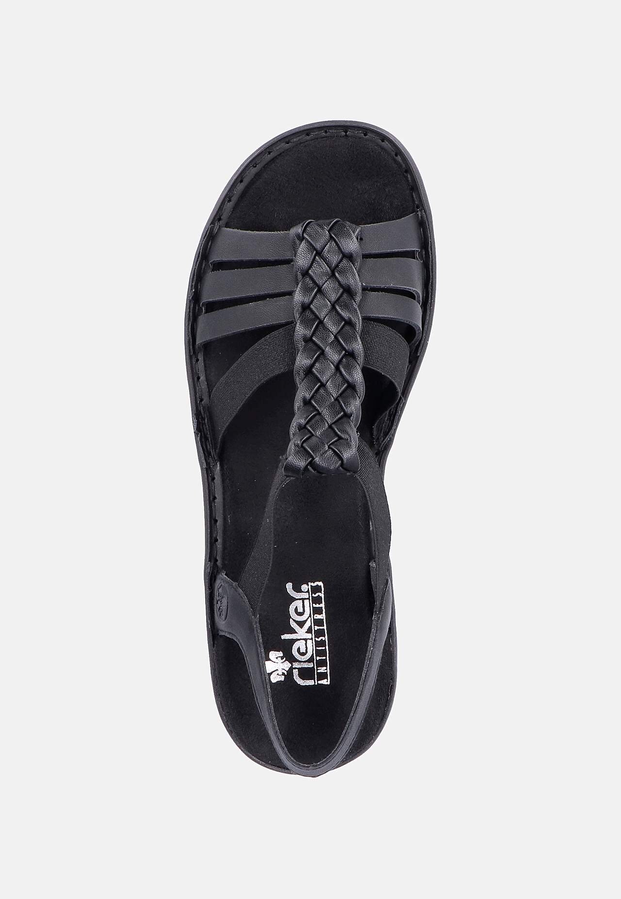 Sandal med flettede detaljer