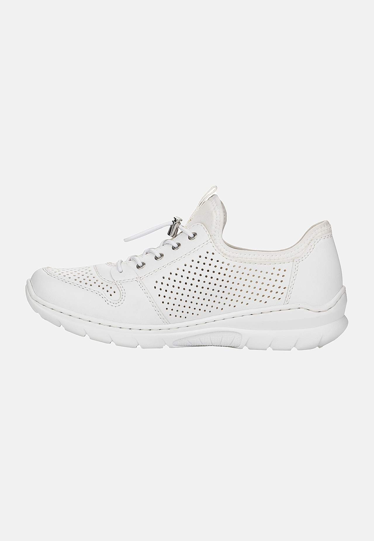 Sneakers med skinnende gulddetalje og slippers