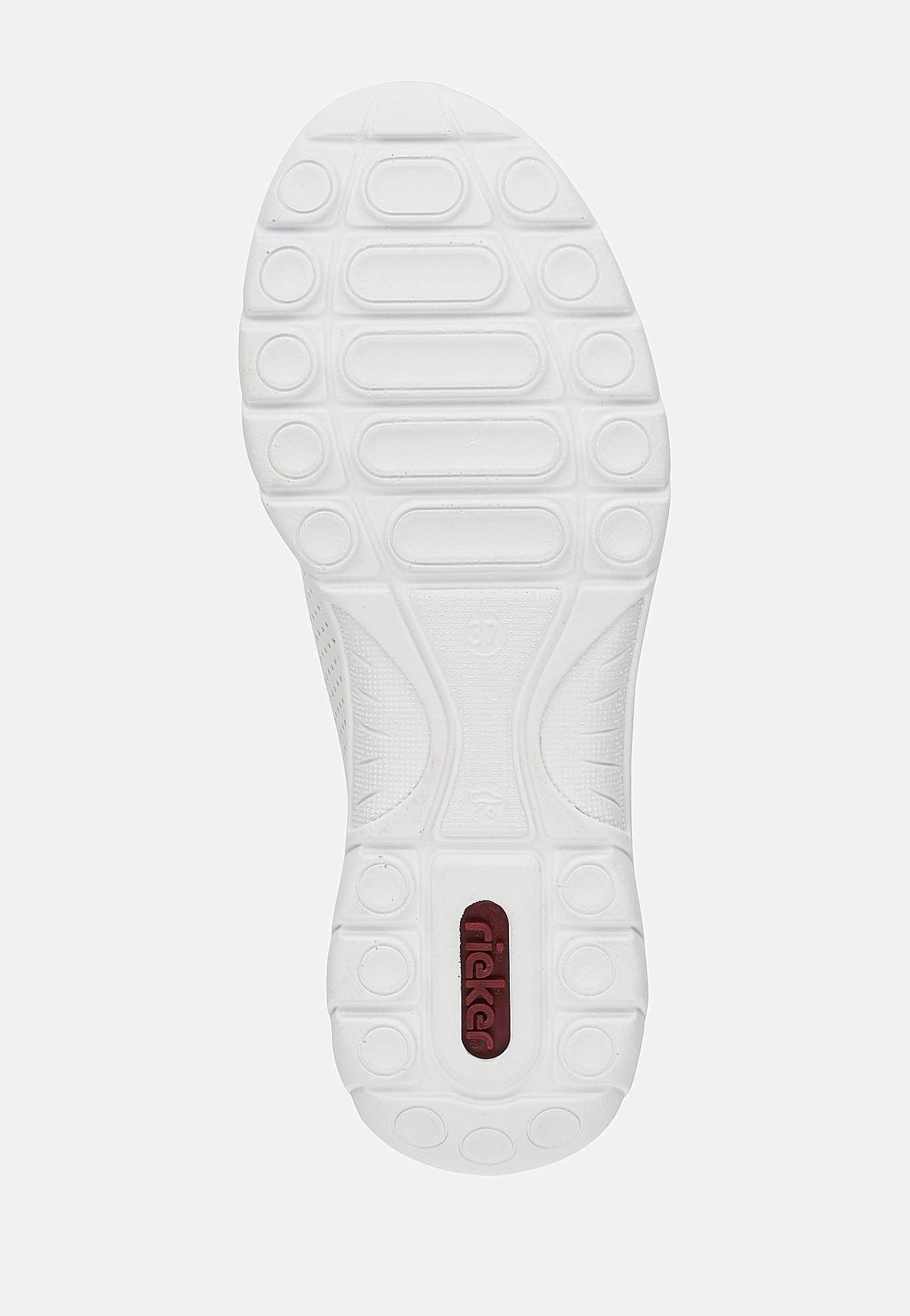 Sneakers med skinnende gulddetalje og slippers