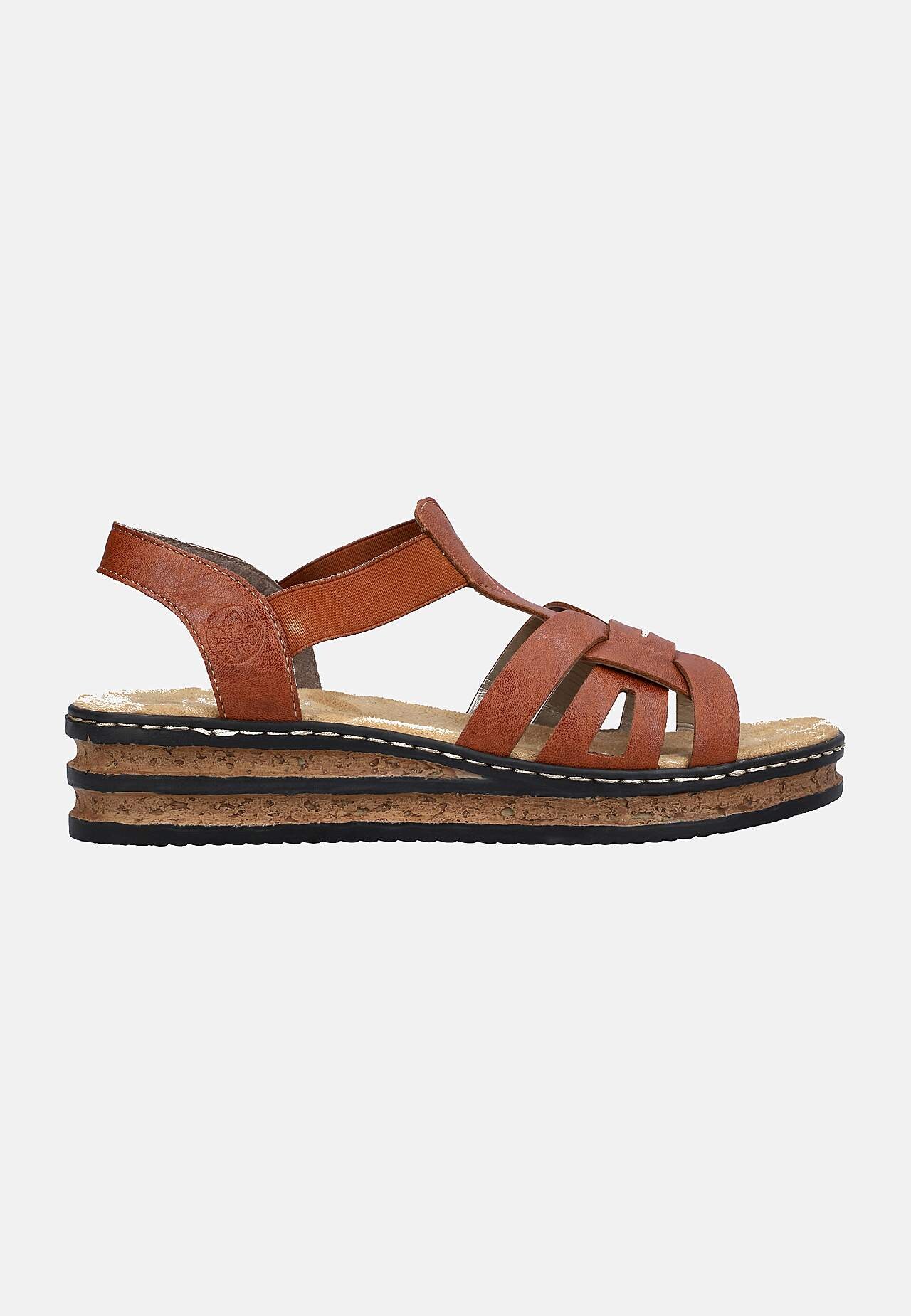 Sandal med wedgehæl