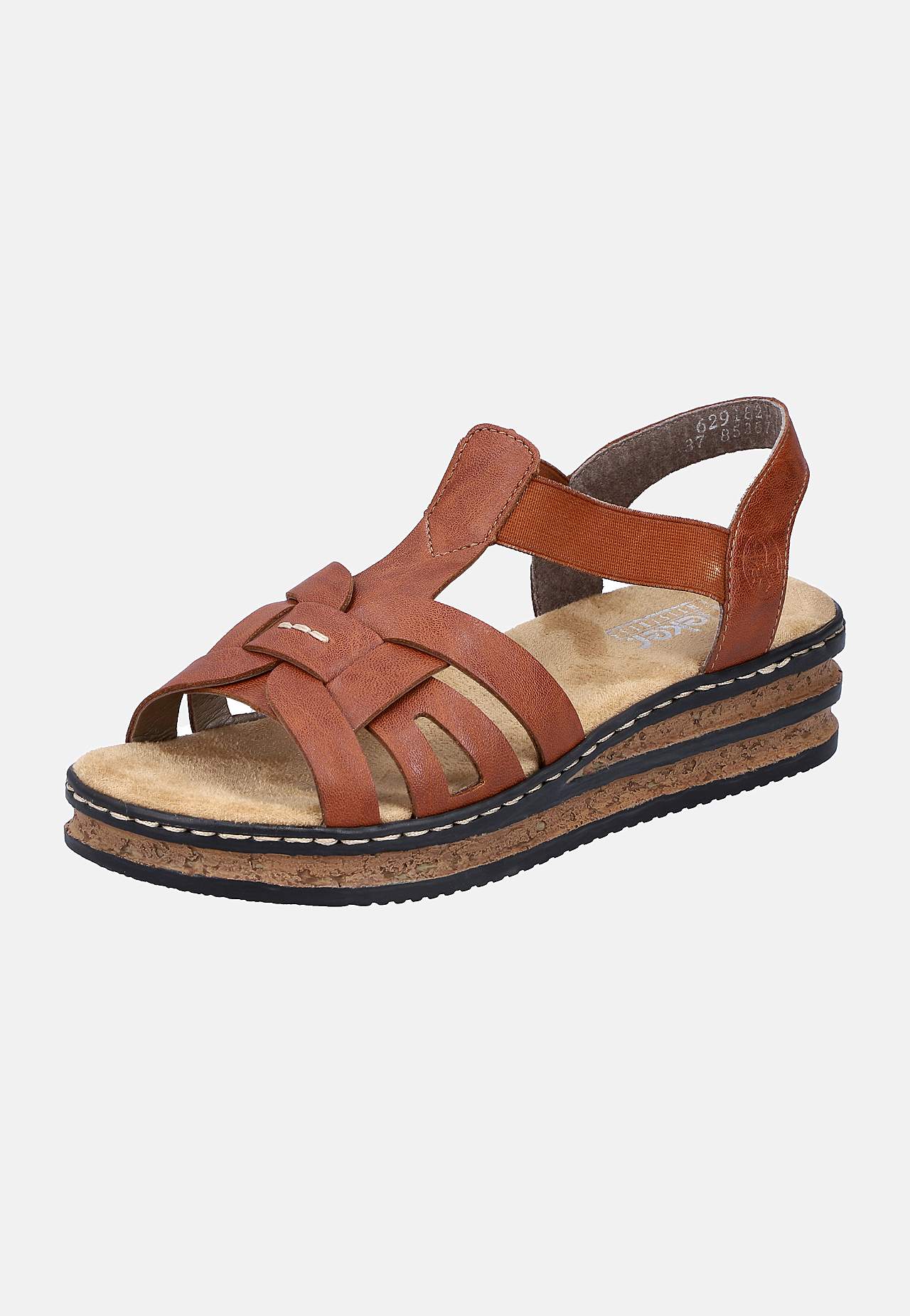 Sandal med wedgehæl