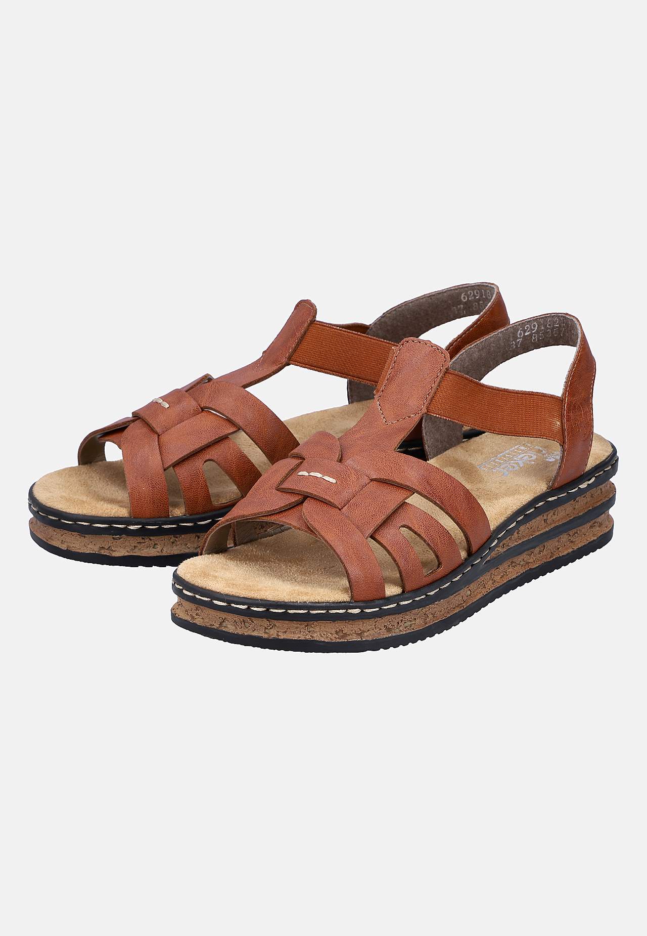 Sandal med wedgehæl