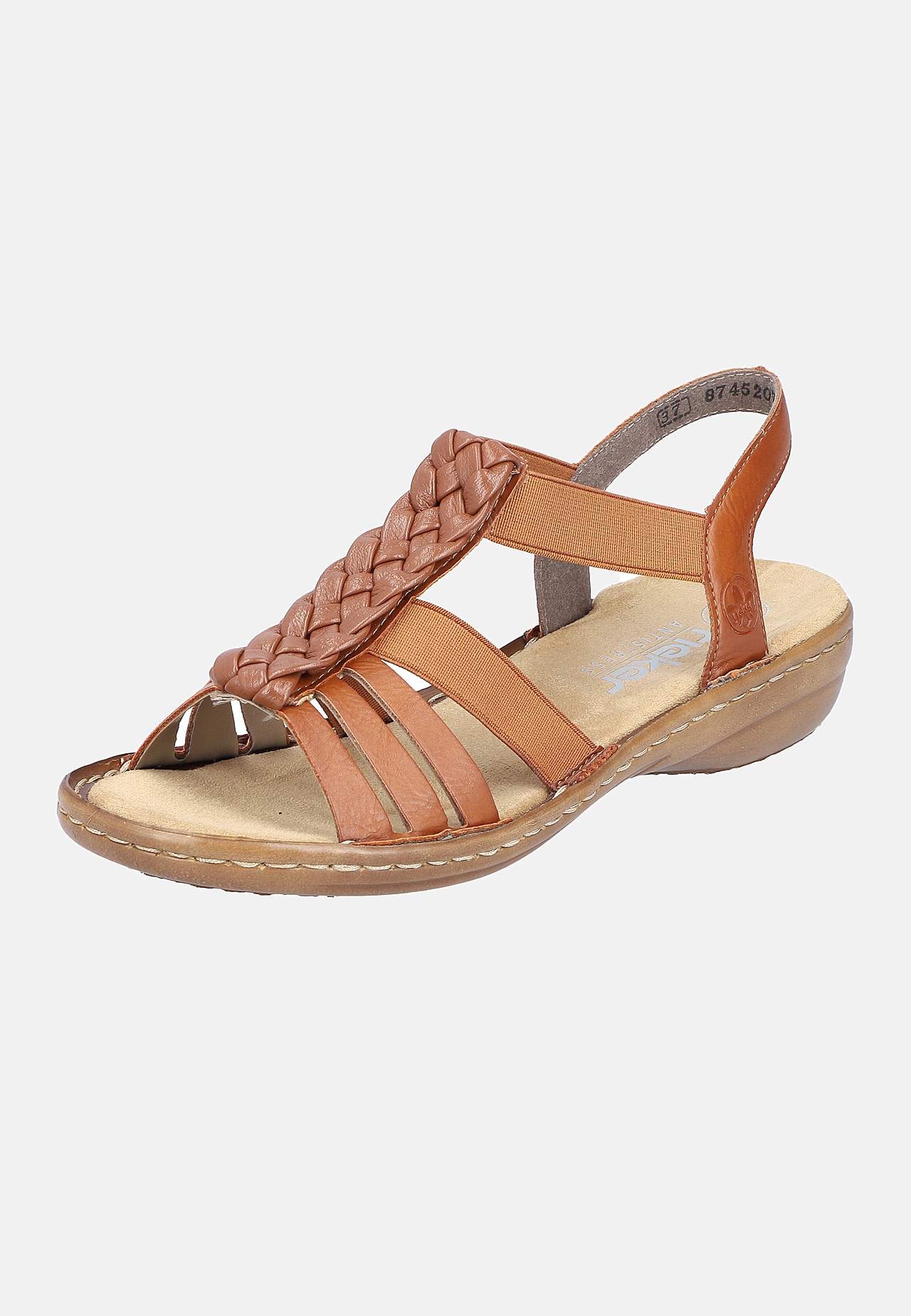 Sandal med flettede detaljer
