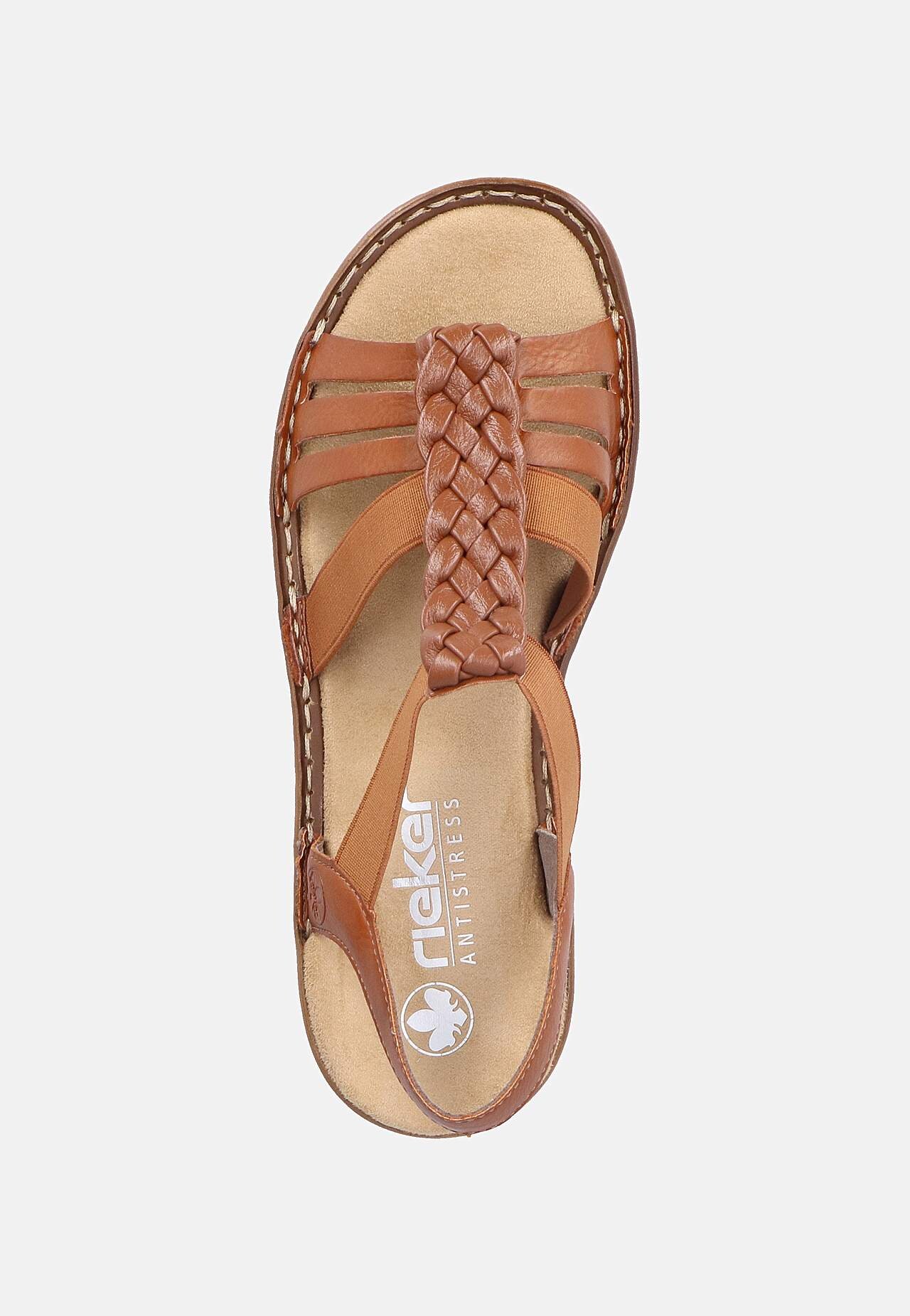 Sandal med flettede detaljer